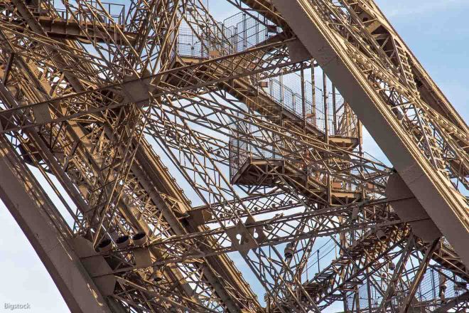 inside eiffel tower