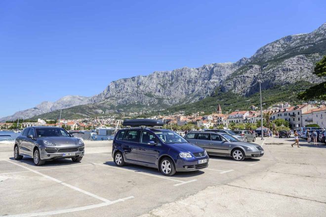 makarska parking croatia