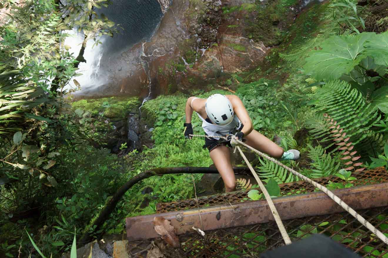 Abseiling Glenworth Valley NSW Australia