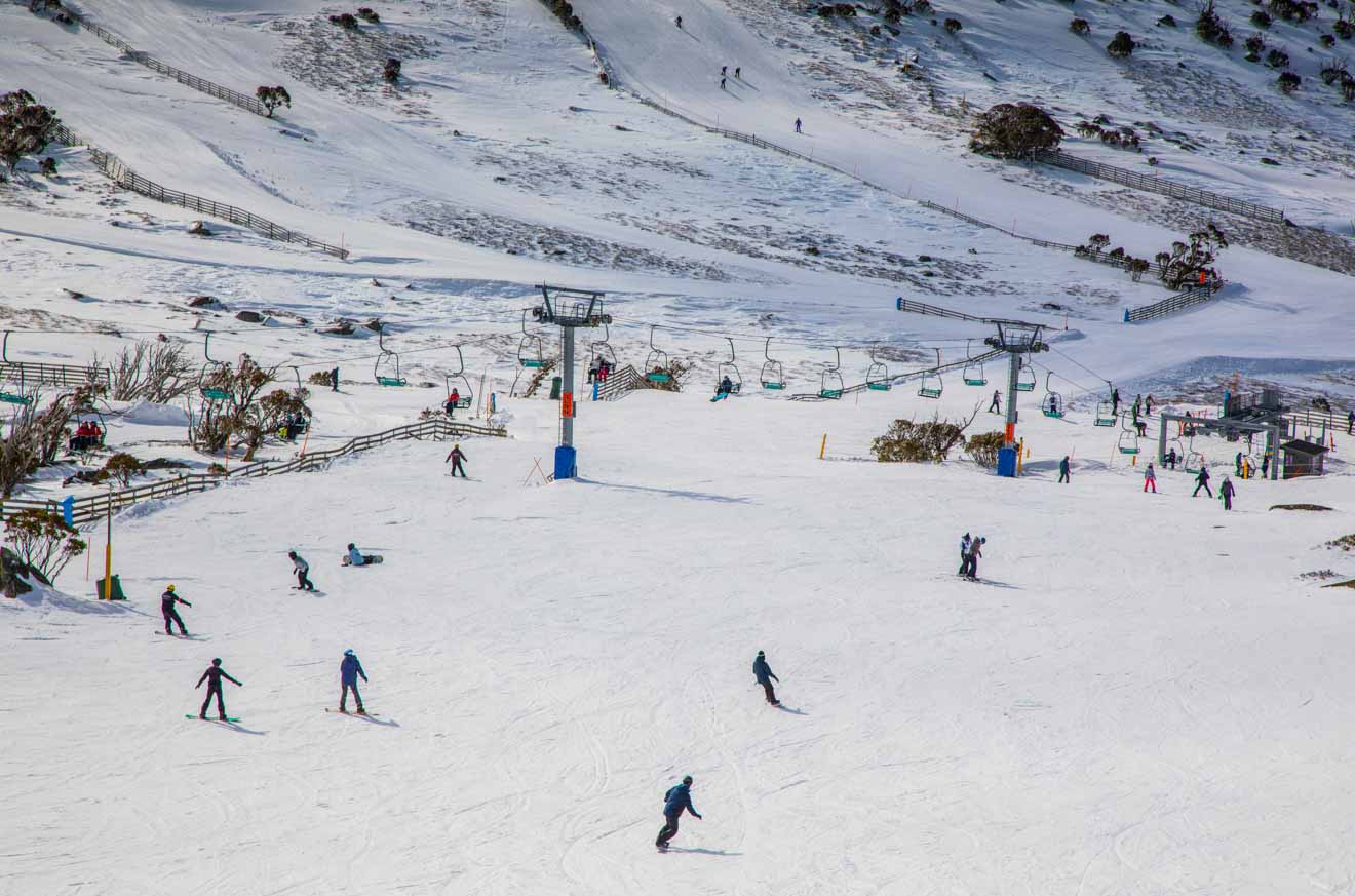 Blue Cow ski resort in Perisher resort ski