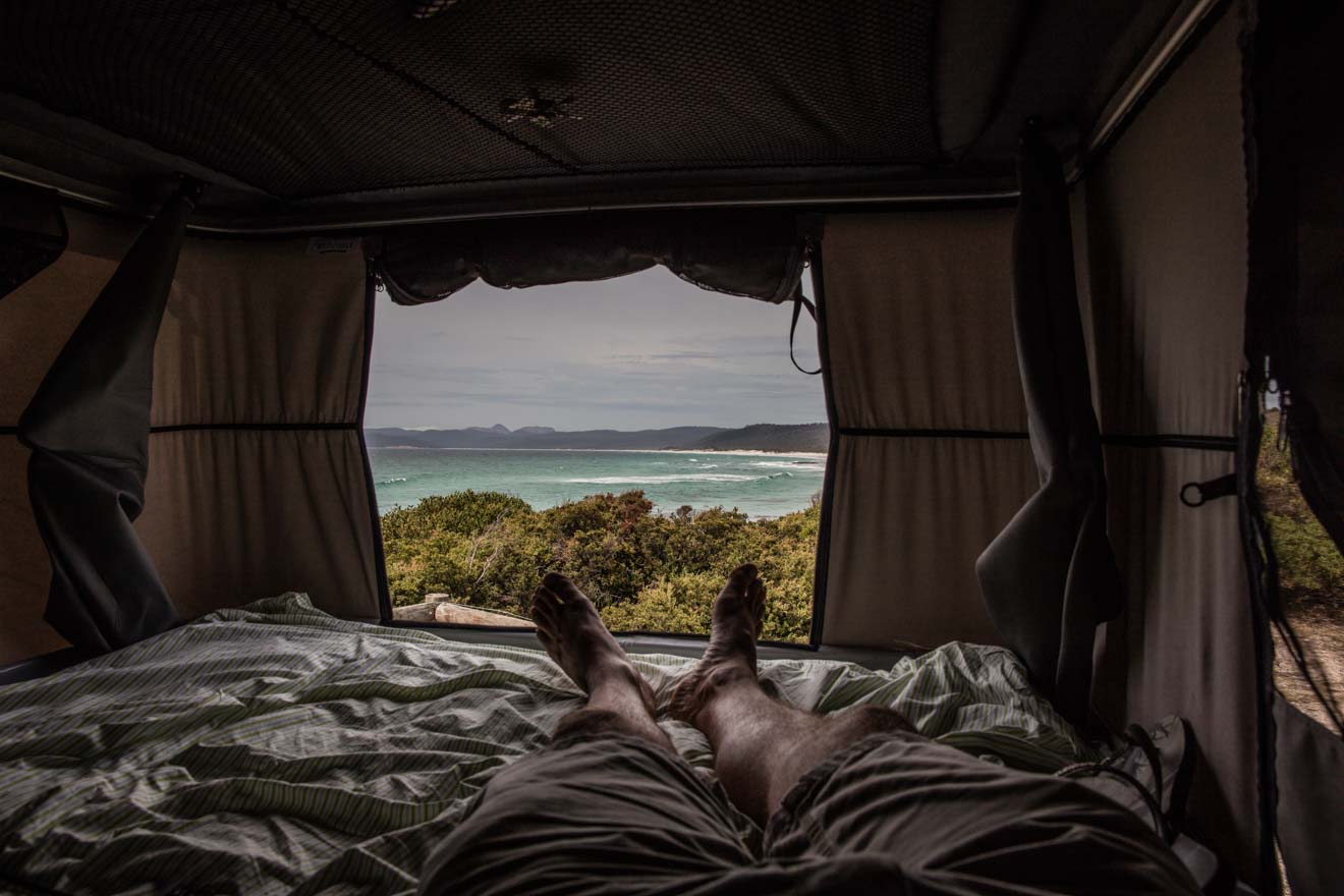 Camping Accommodation at Bay of Fires