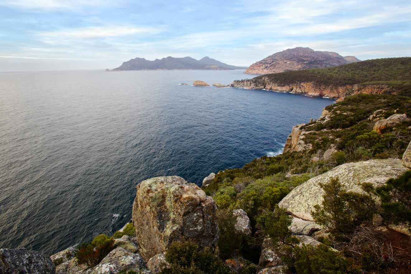 Cape Tourville freycinet national park mountain