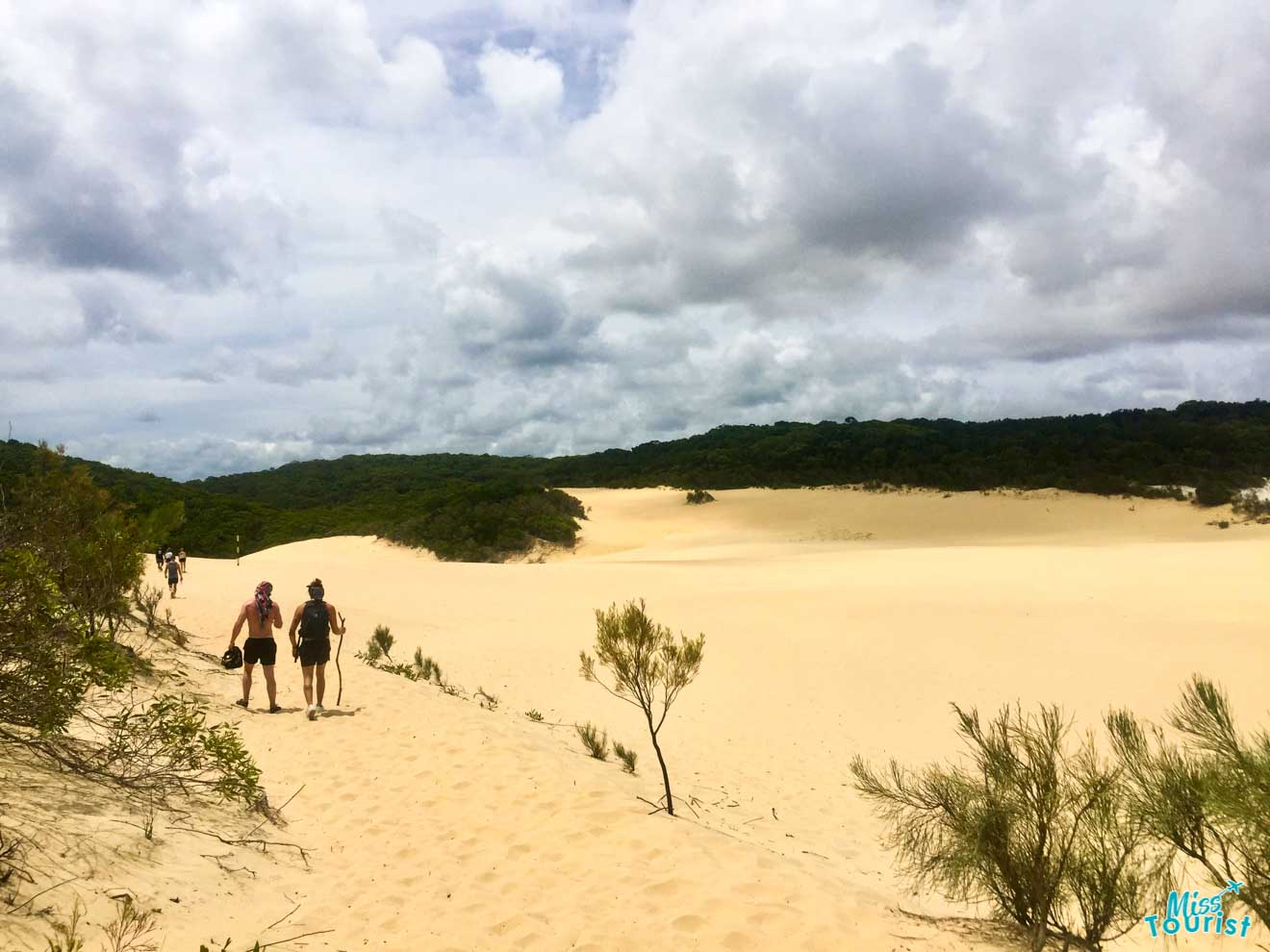 sand dune lake wabby fraser island