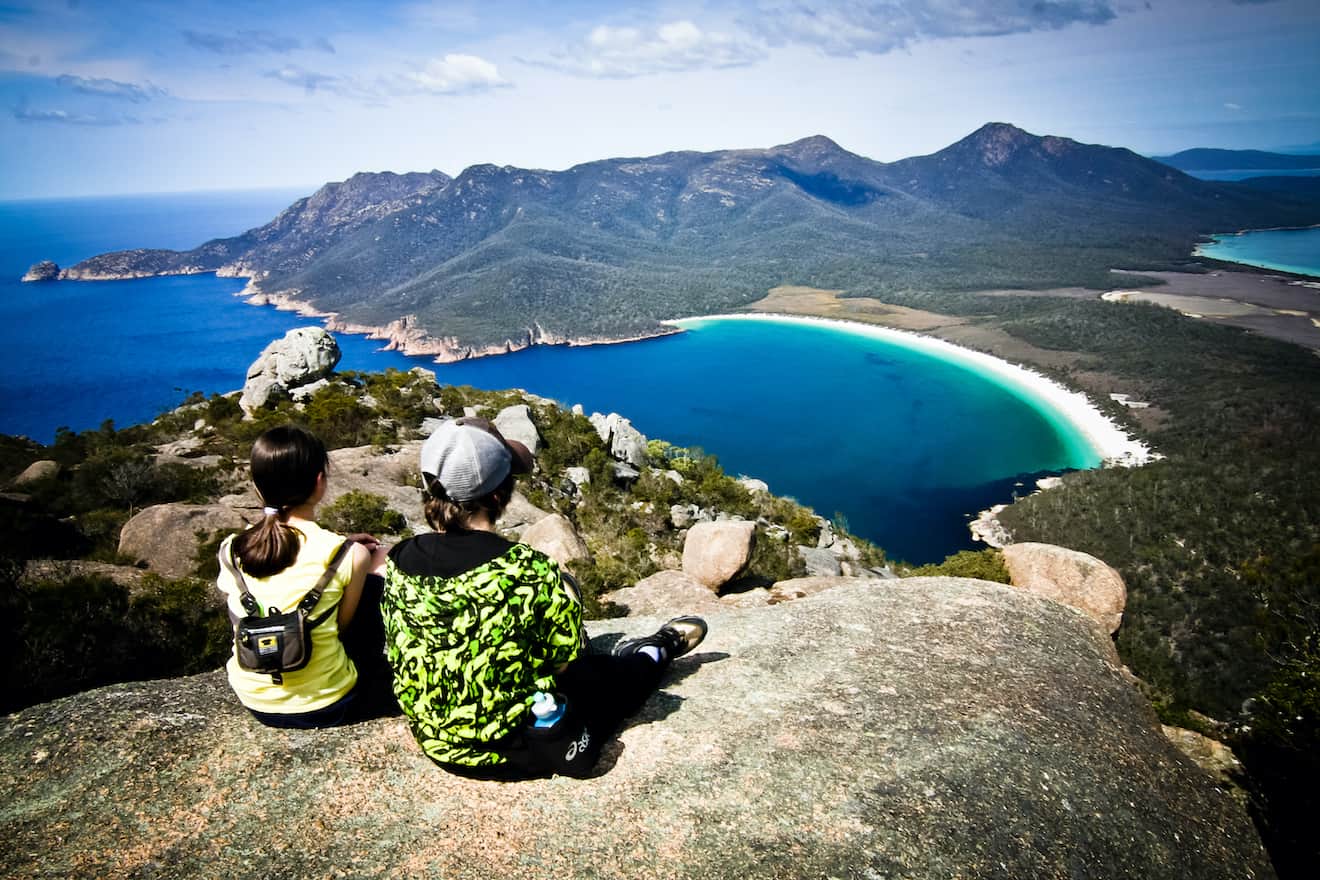 HAZARDS BEACH CIRCUIT Tasmania view