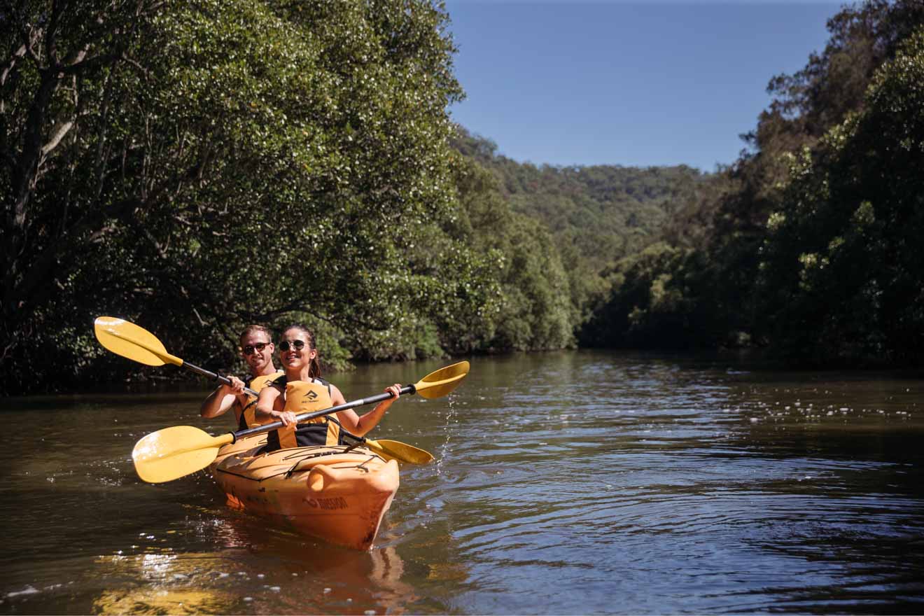 Kayaking, activities in Glenworth Valley