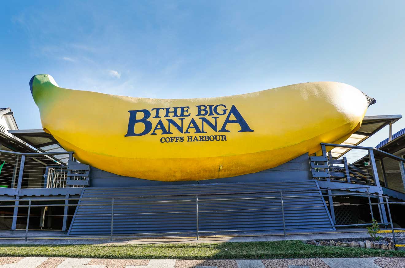 The Big Banana attraction in Coffs Harbour Queensland