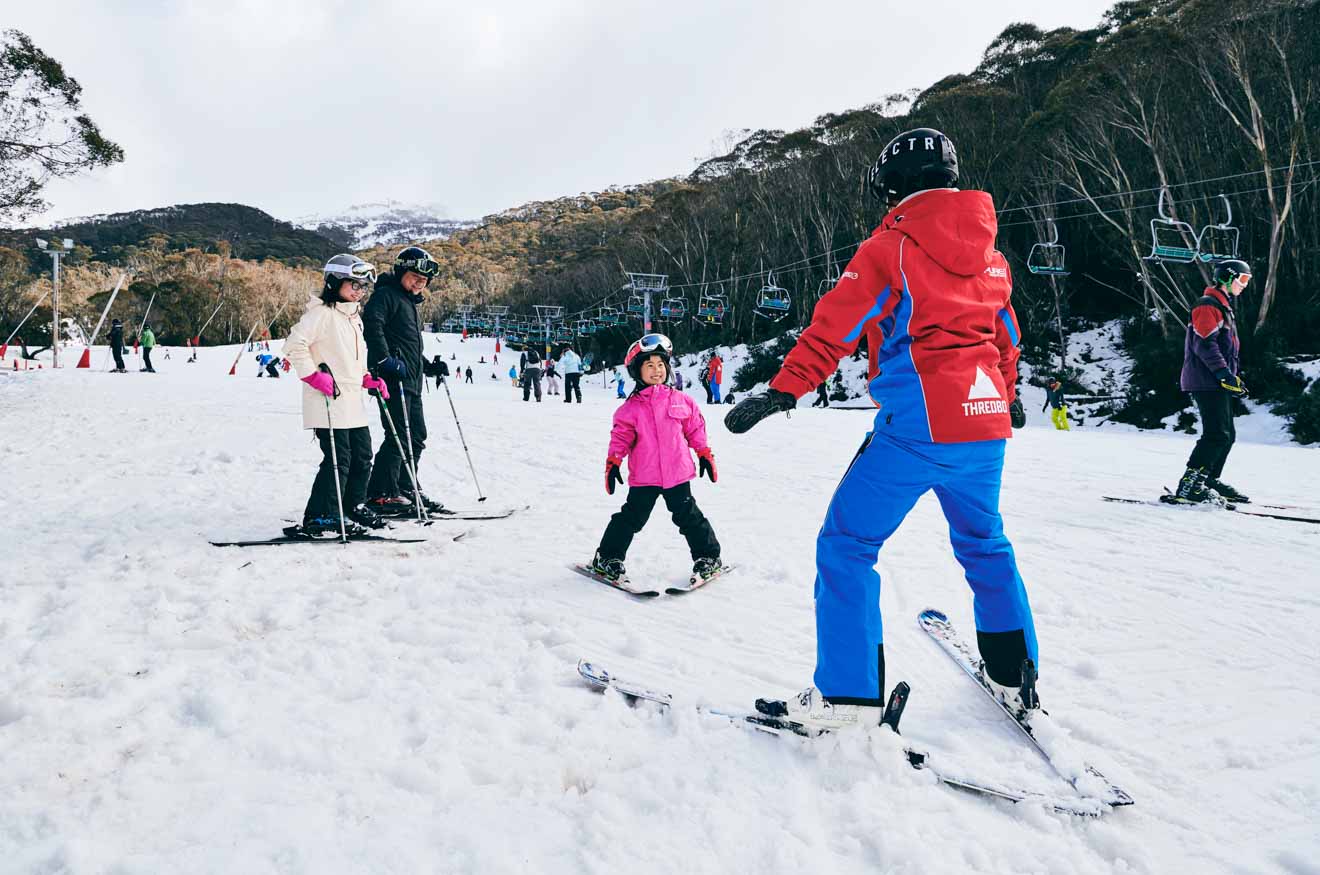 Thredbo in the Snowy Mountains private lesson