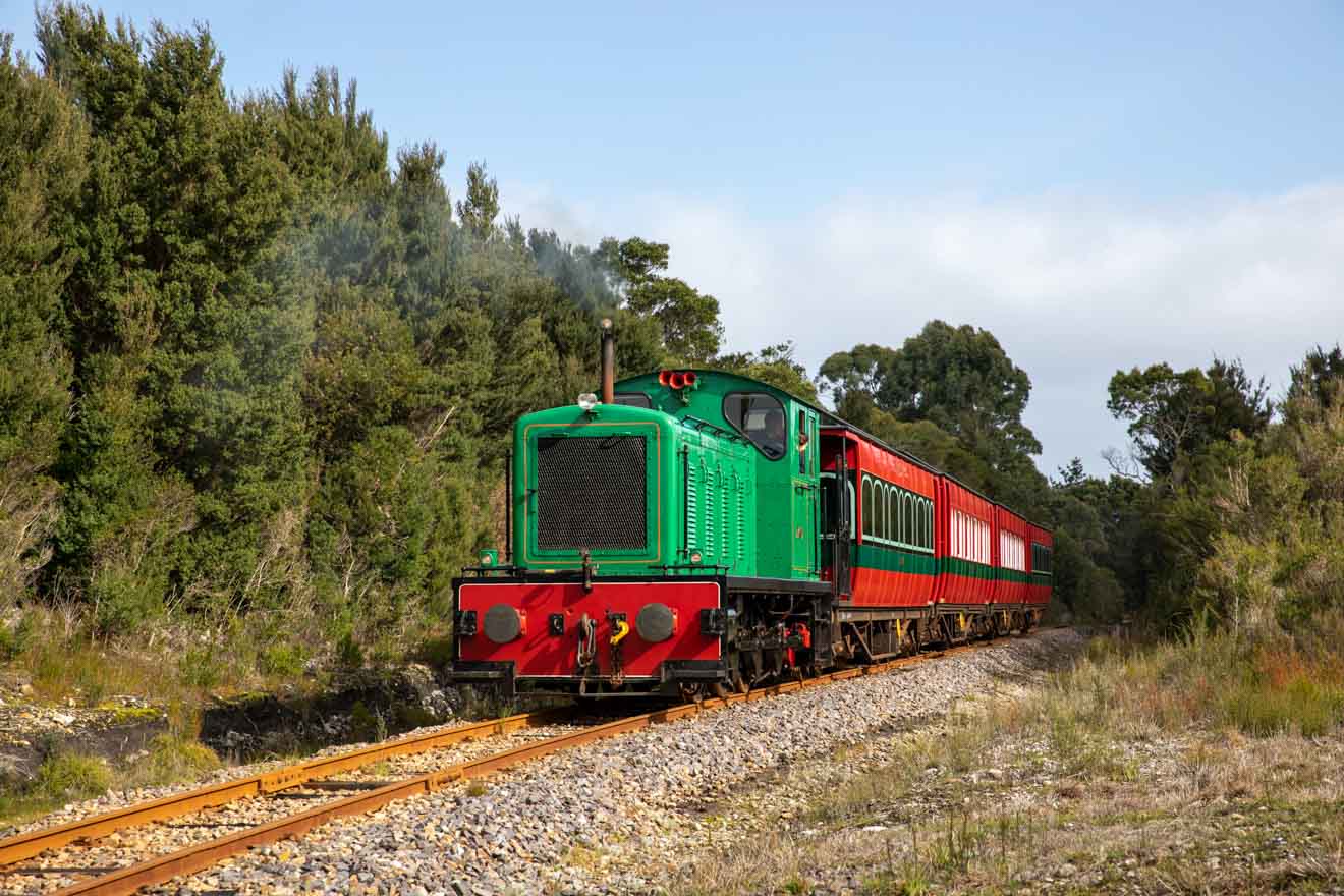 West Coast Wilderness Railway tasmania Tour