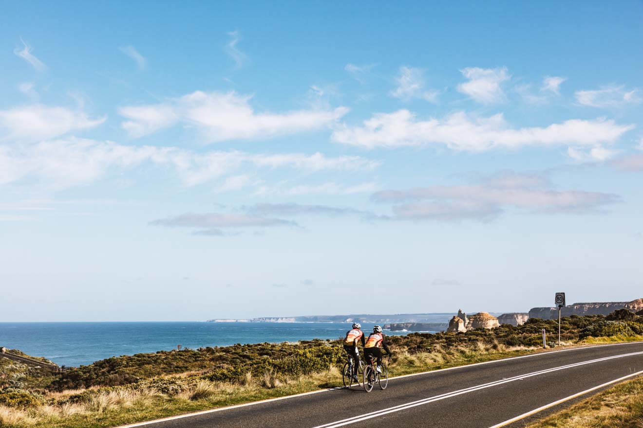 great ocean road itinerary - bike riding Great ocean road itinerary