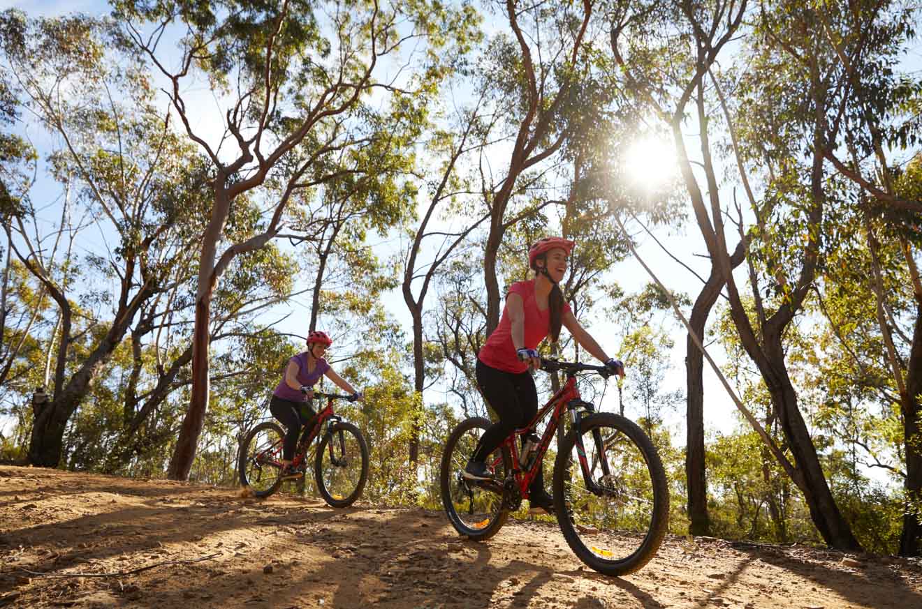 mountain biking in the Blue Mountains National Park map