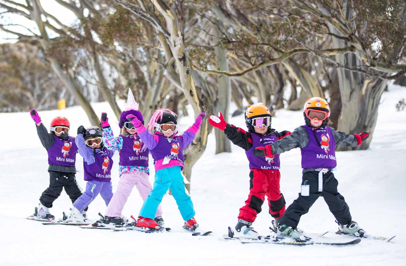 skiing in Perisher for kids instructor