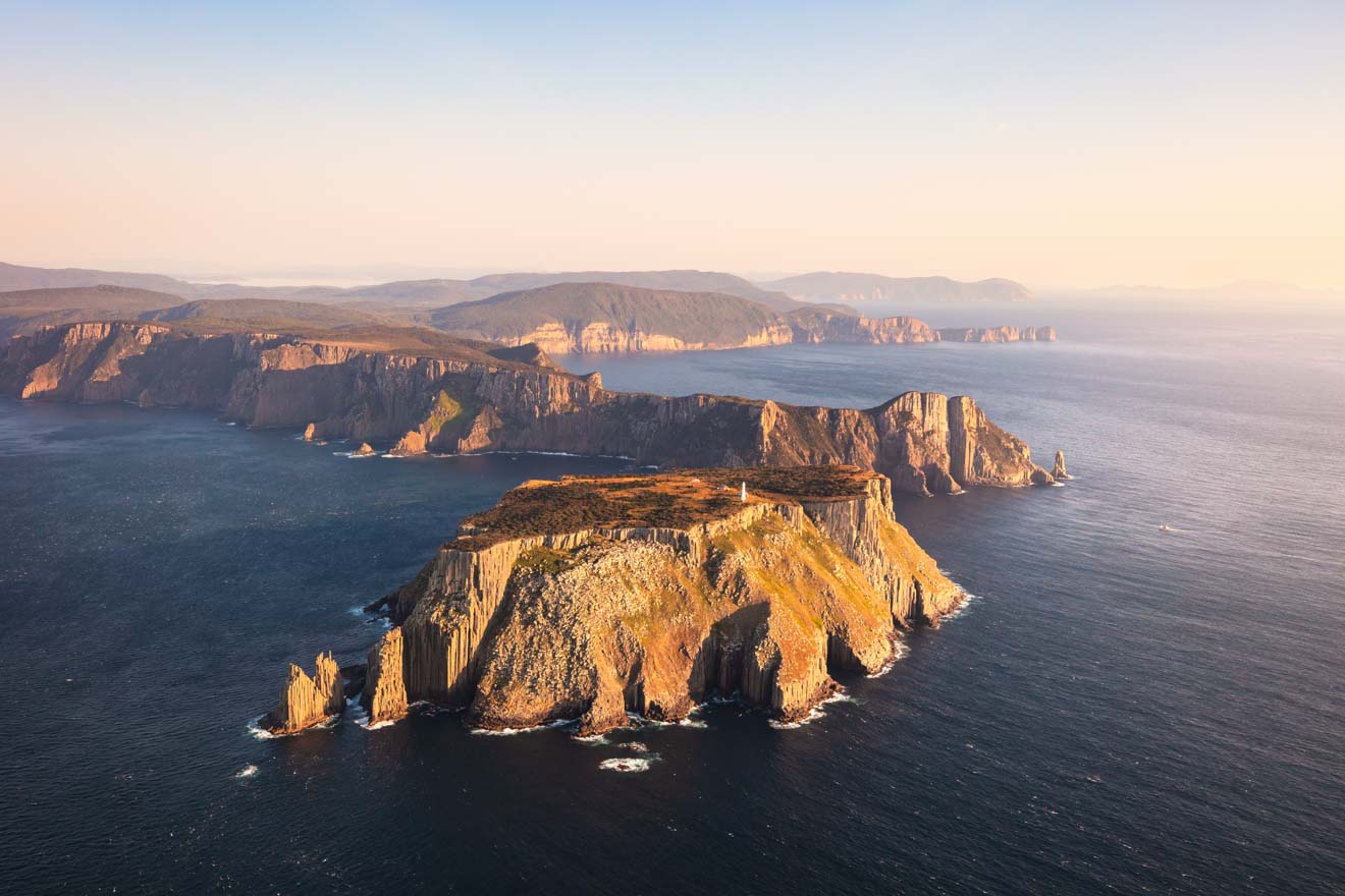 Discover Tasmania - view of south east coast of Tasmania Port Arthur