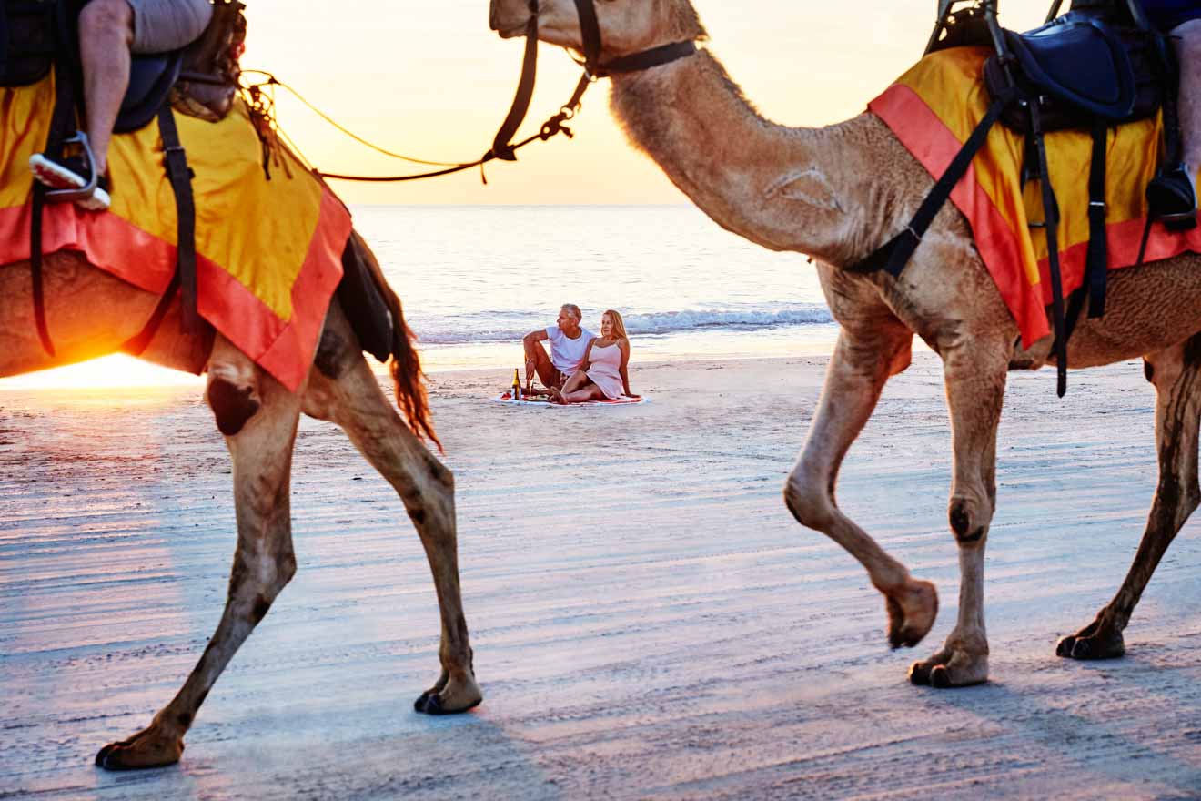 camel Cable Beach romantic Things to Do in Broome