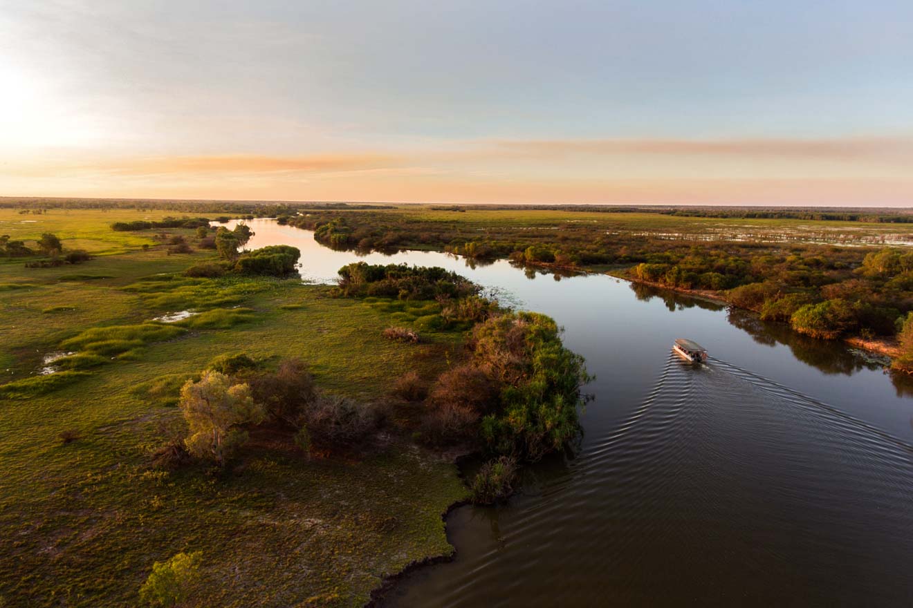 Cruising Corroboree Billabong 2 day tour Day Trips from Darwin