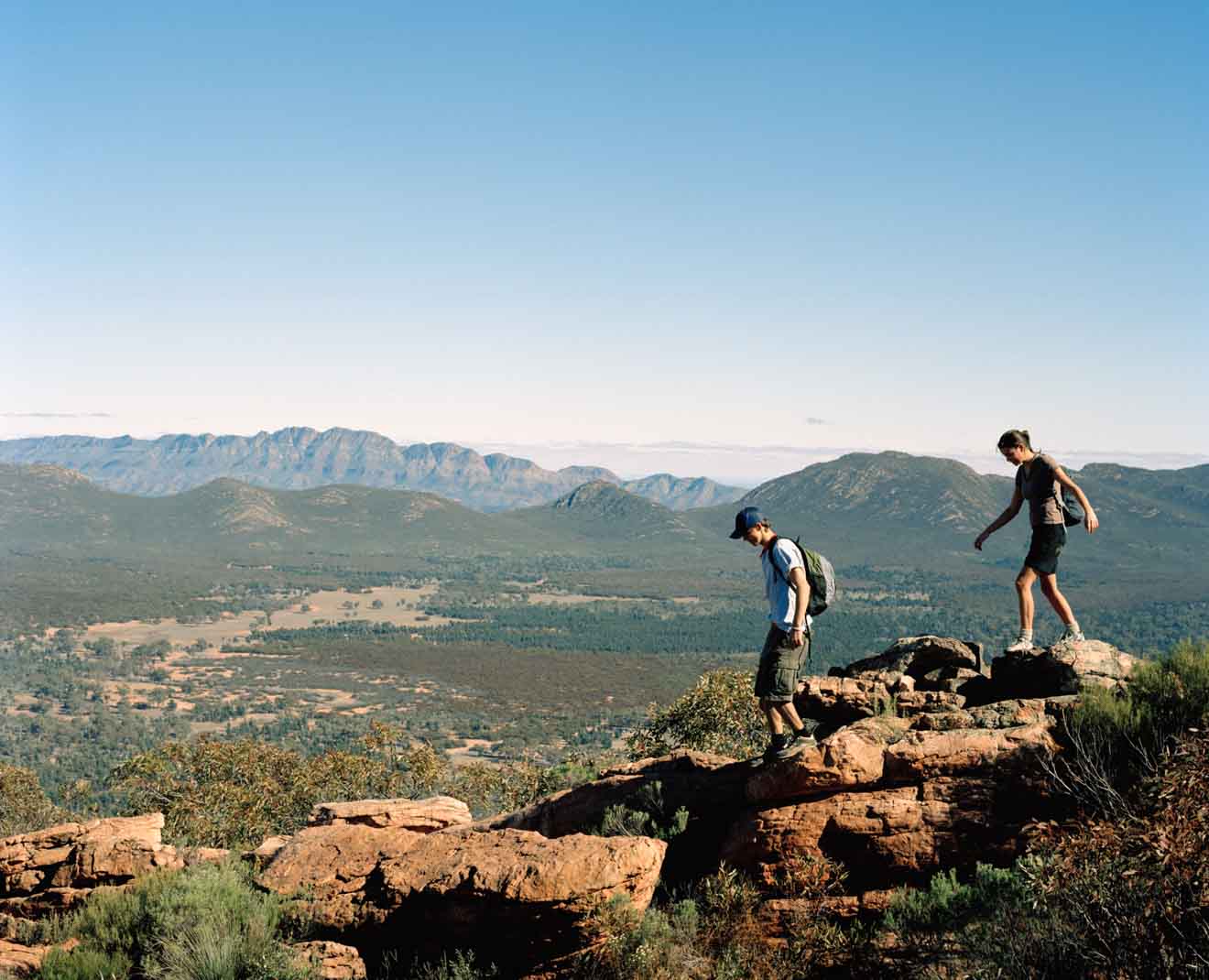 SA; Flinders Ranges; wilpena pound walks