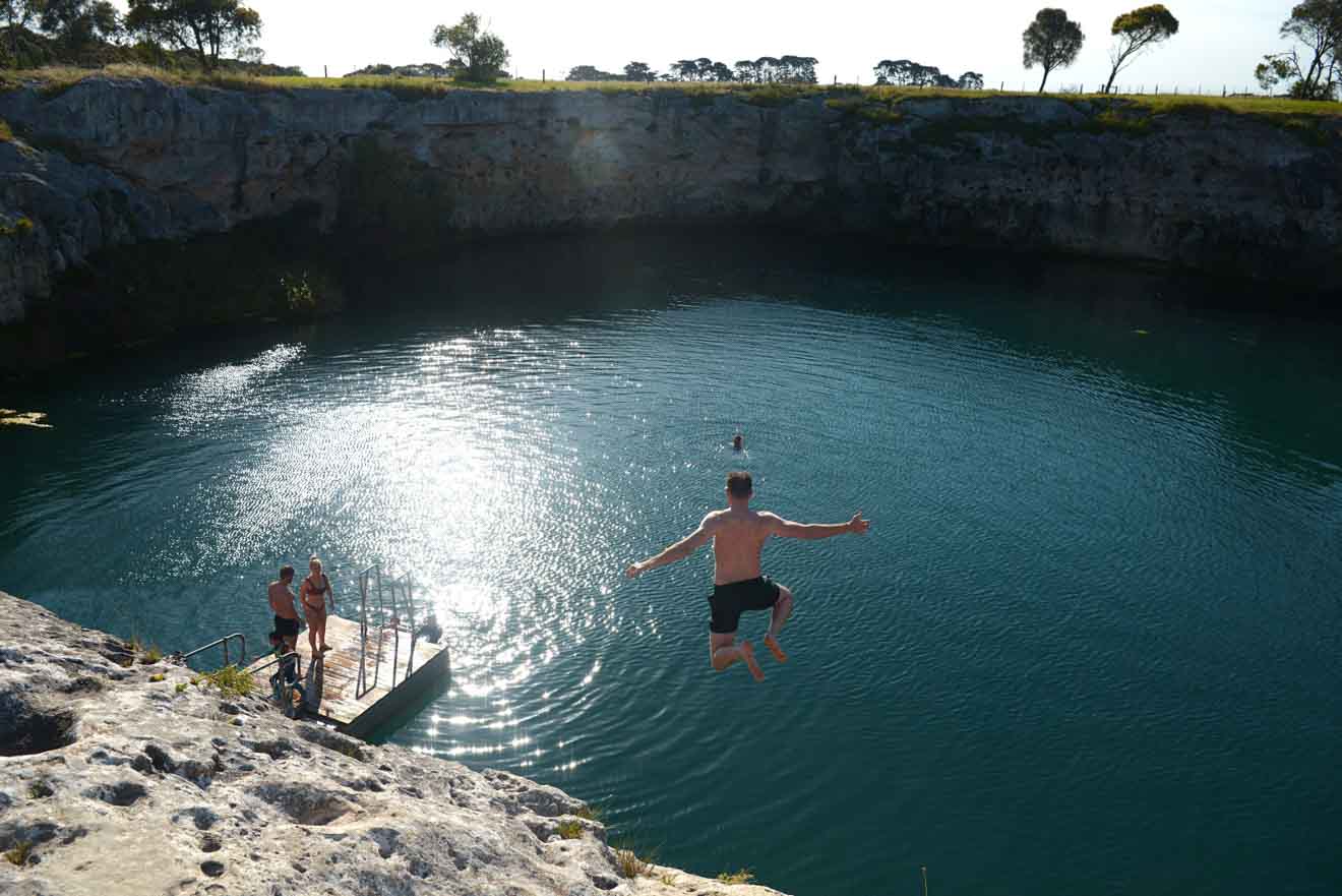 hot springs mount gambier - Little Blue Lake Things to do in Mount Gambier