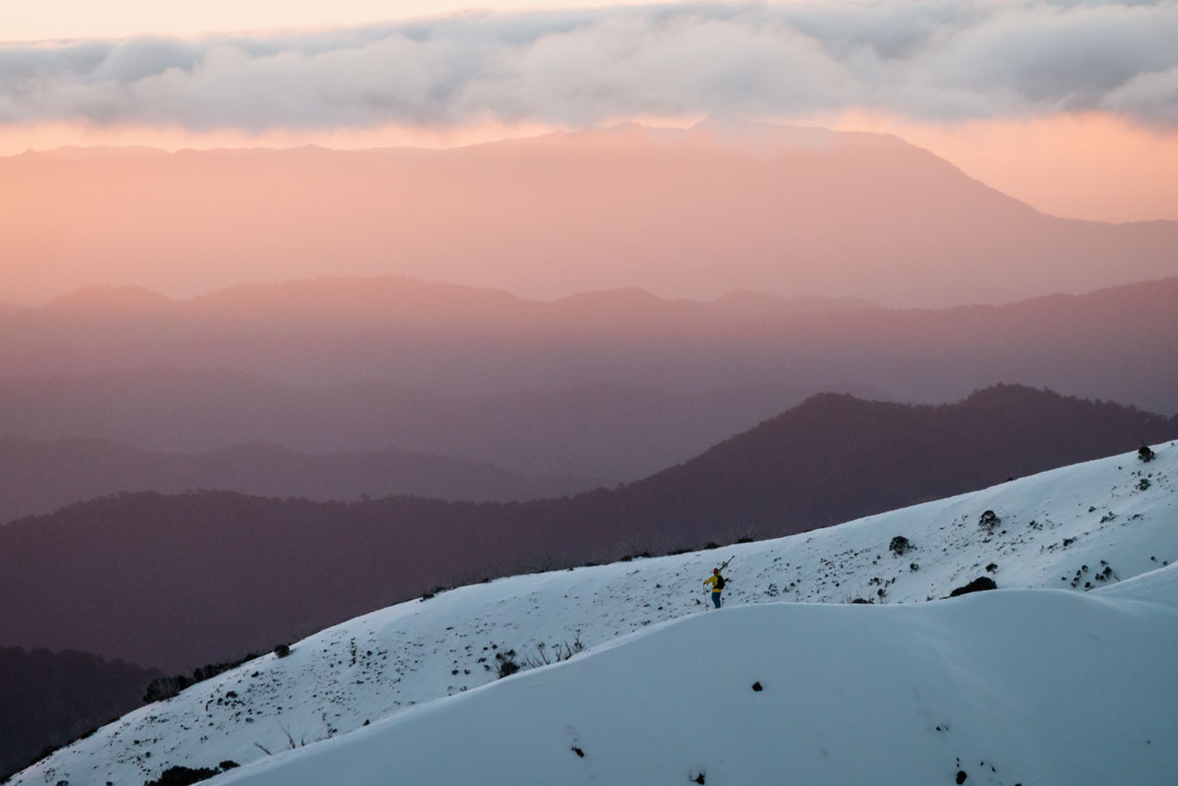 Getting to the snow, Ski Victoria, Australia - Razorback Ridge Mt Buller or Mt Hotham