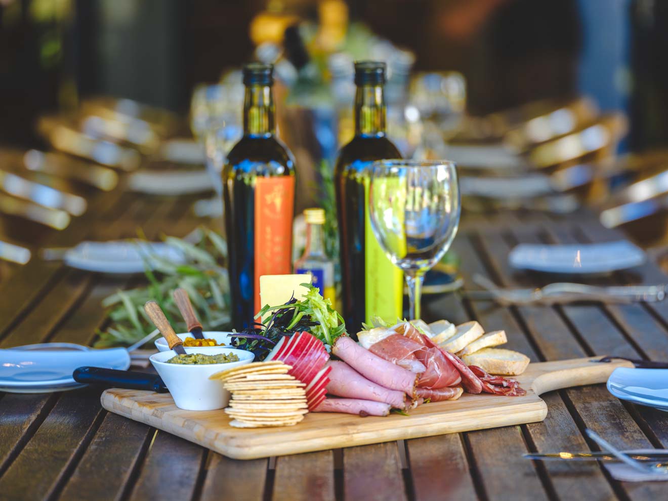Wineries with food