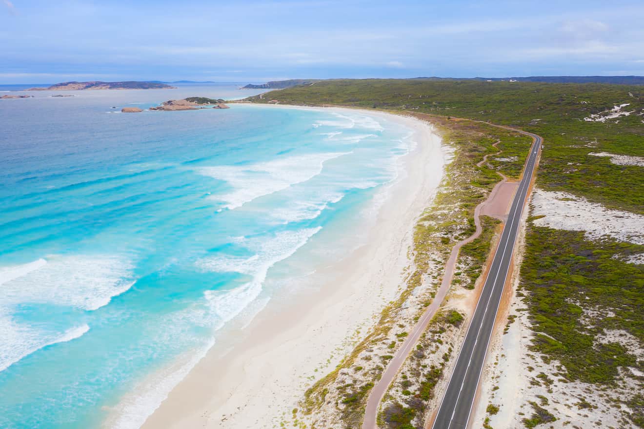 great ocean road views map aerial view