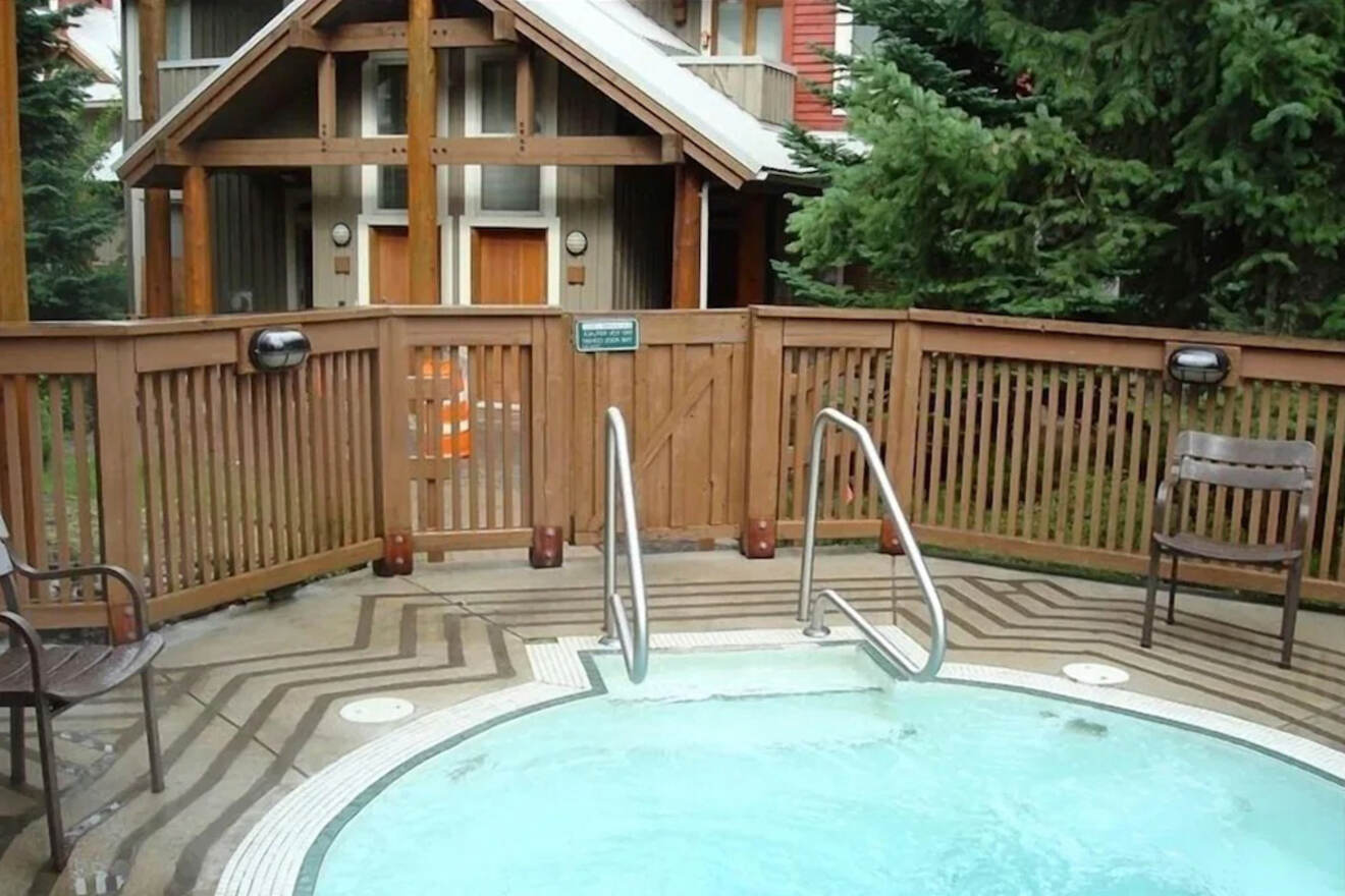 Jacuzzi privado en Whistler (Airbnb)