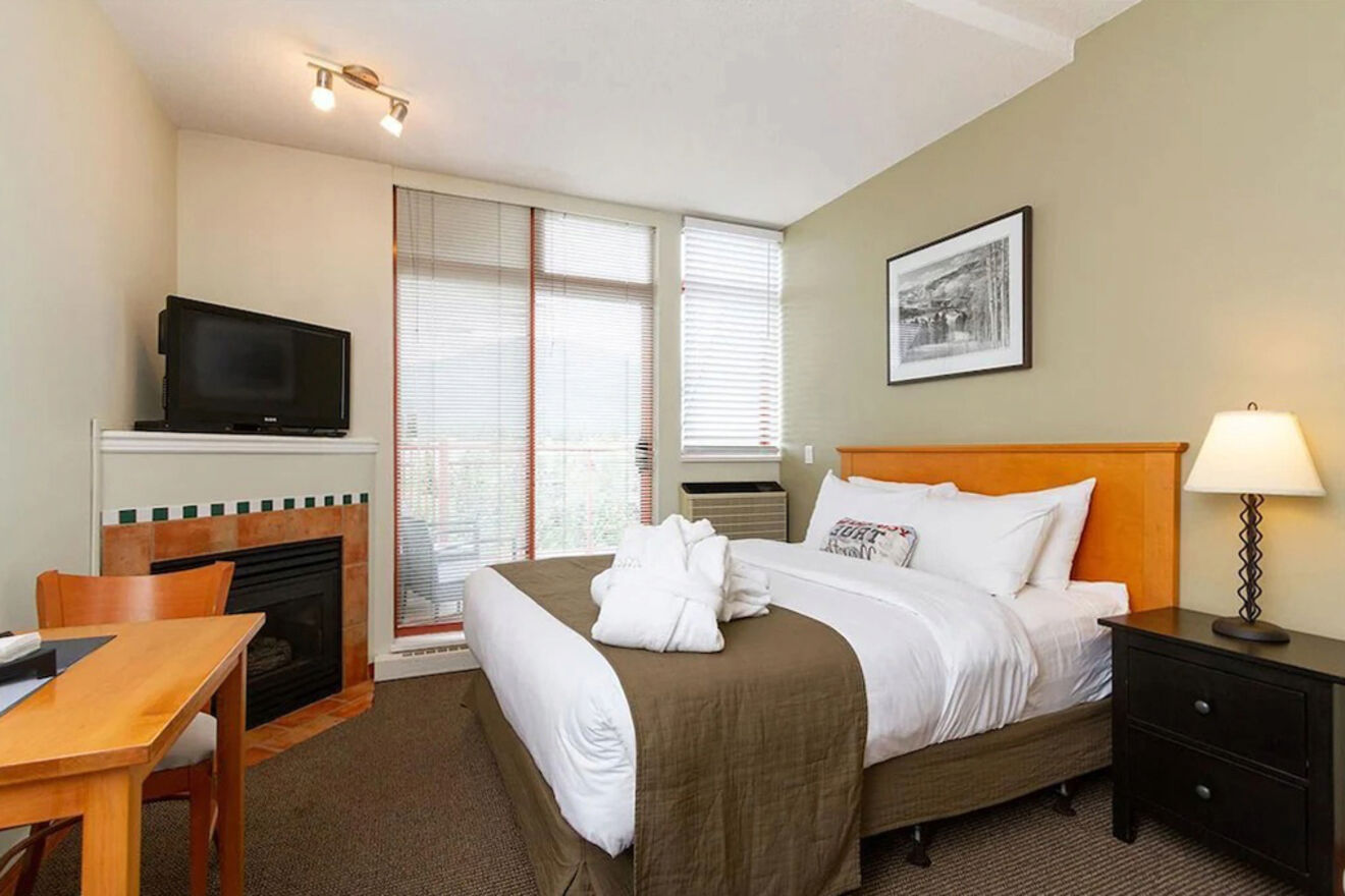Un apartamento tipo estudio para parejas en el centro de Whistler