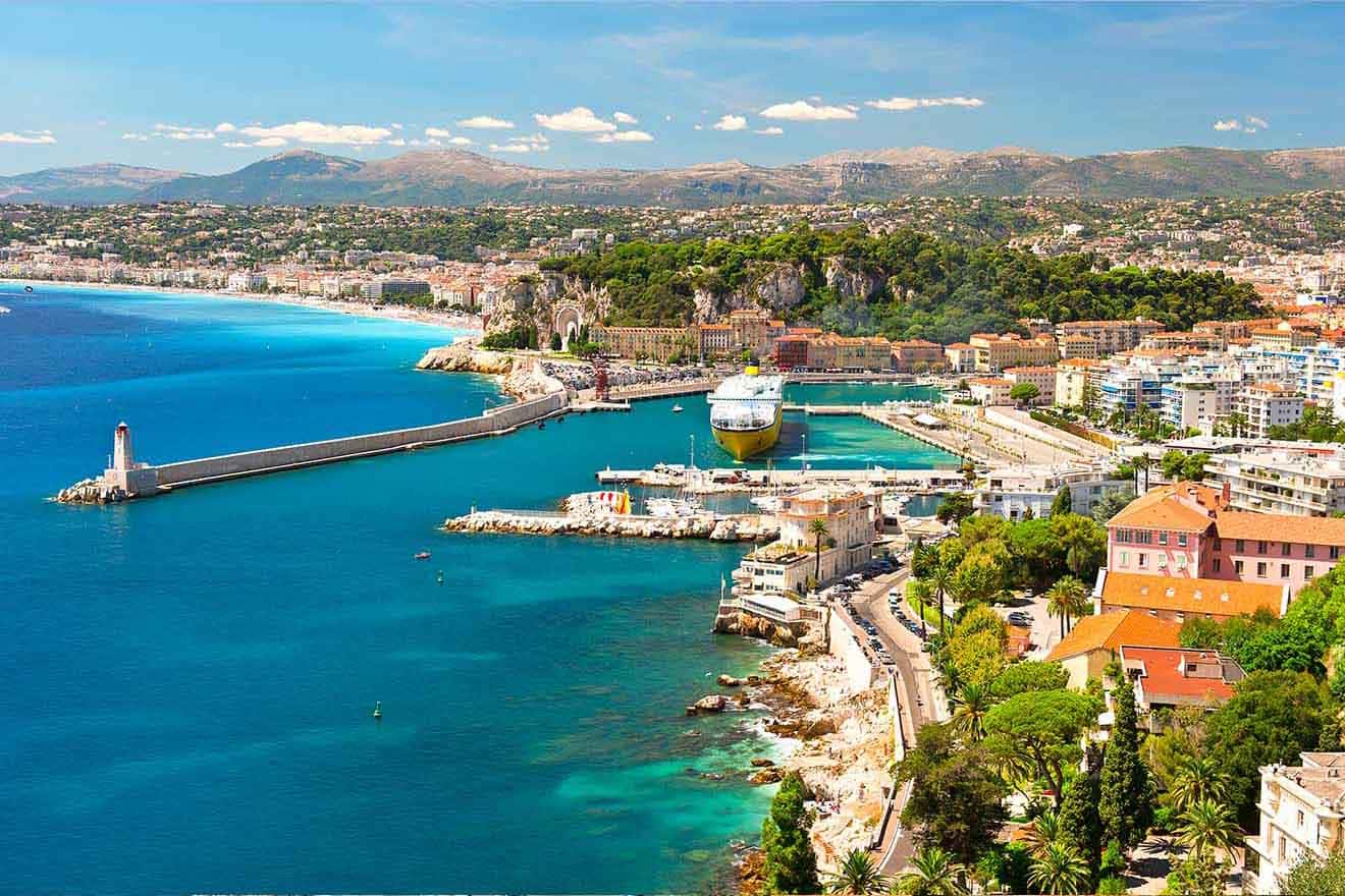 Nice France, Beautiful Mediterranean Sea