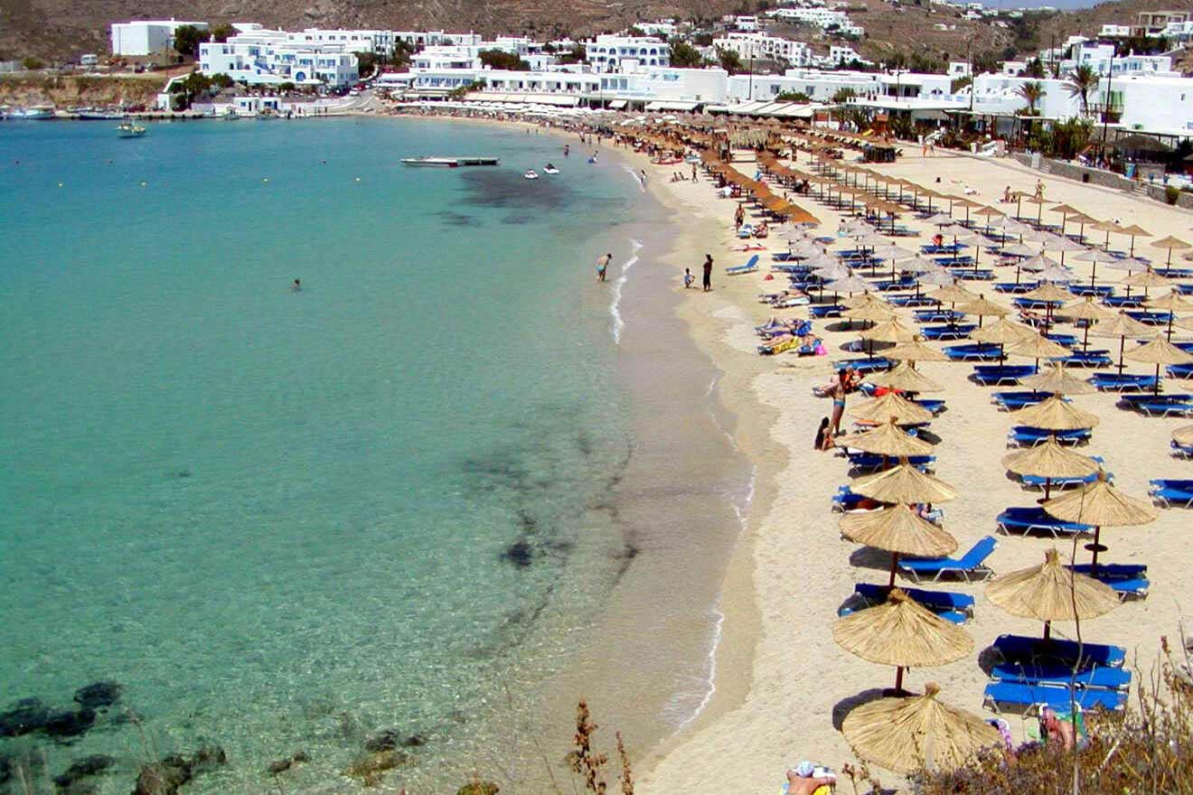 3 Platis Gialos Beach best places to visit on mykonos