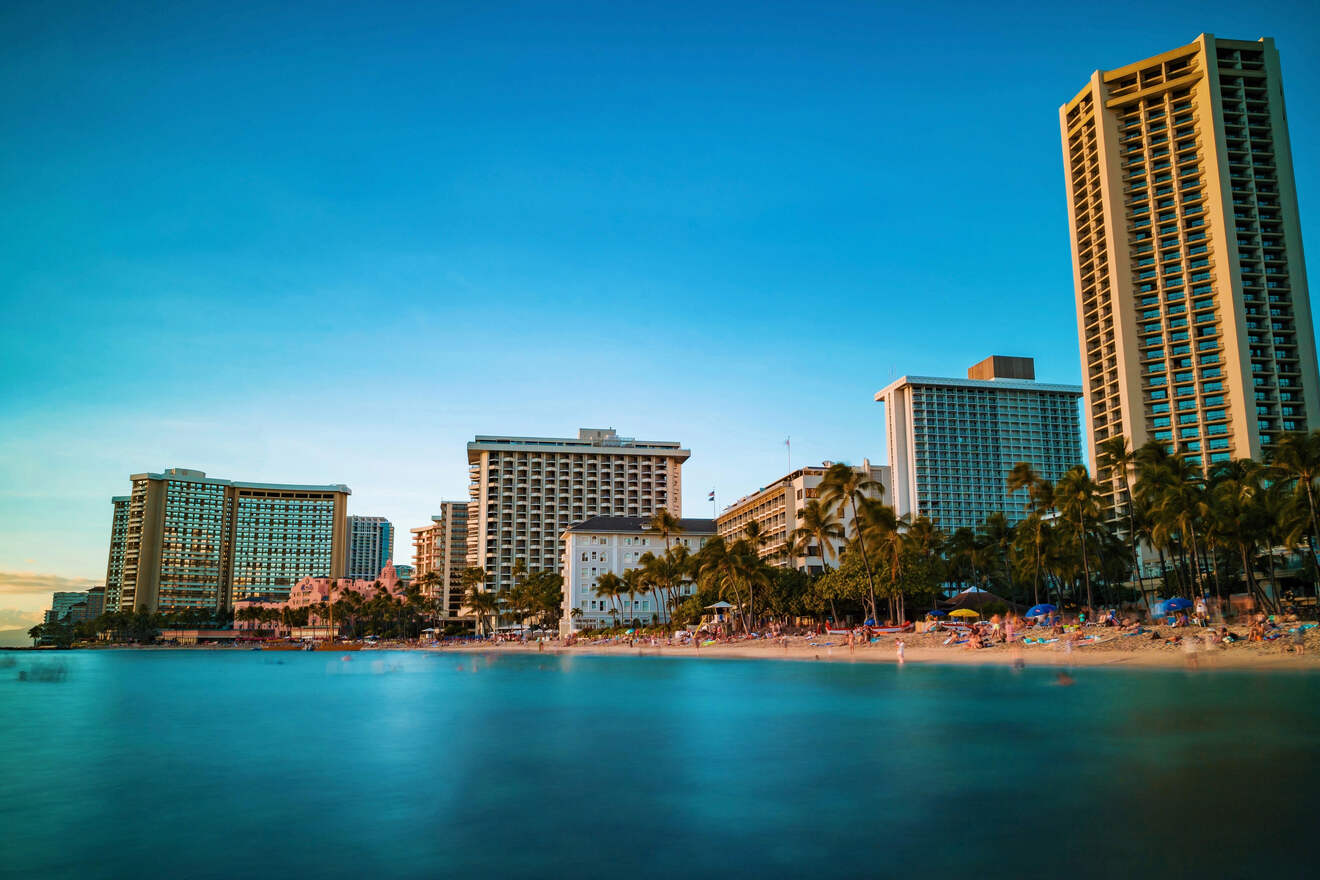 View of Oahu skyline