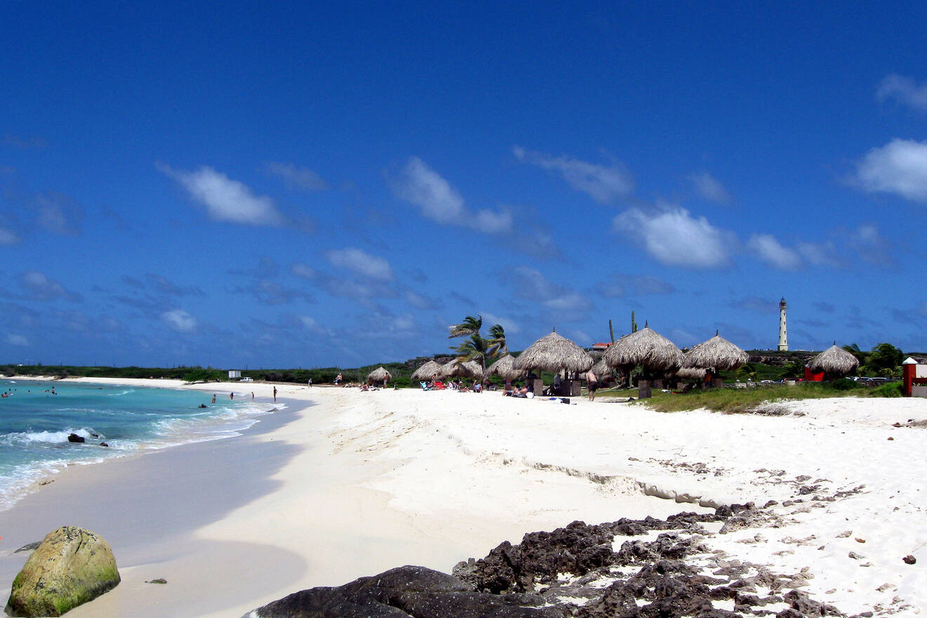 4. Arashi Beach where to stay in Aruba for water sports