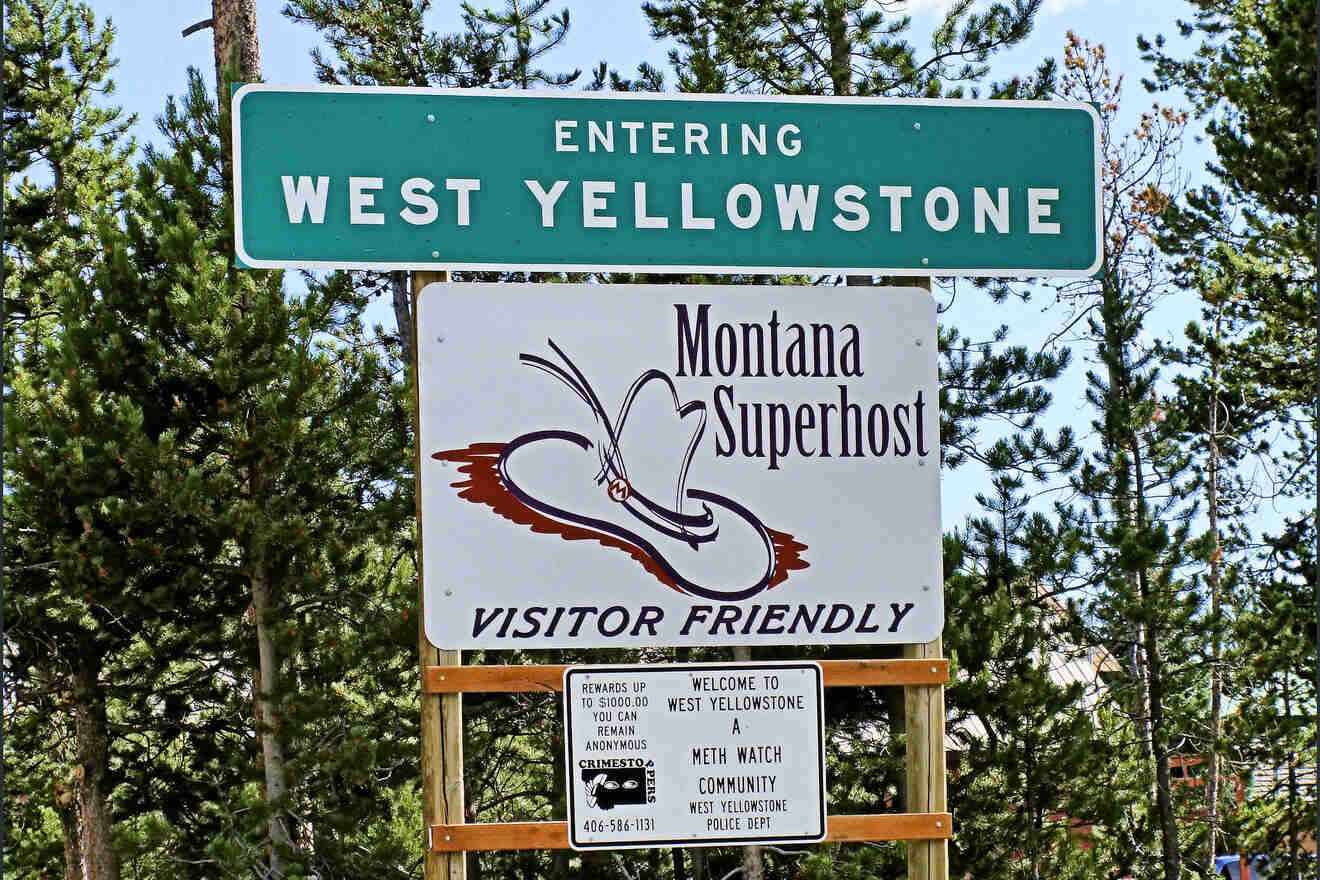 2. West Yellowstone MT best location to stay near the West Entrance