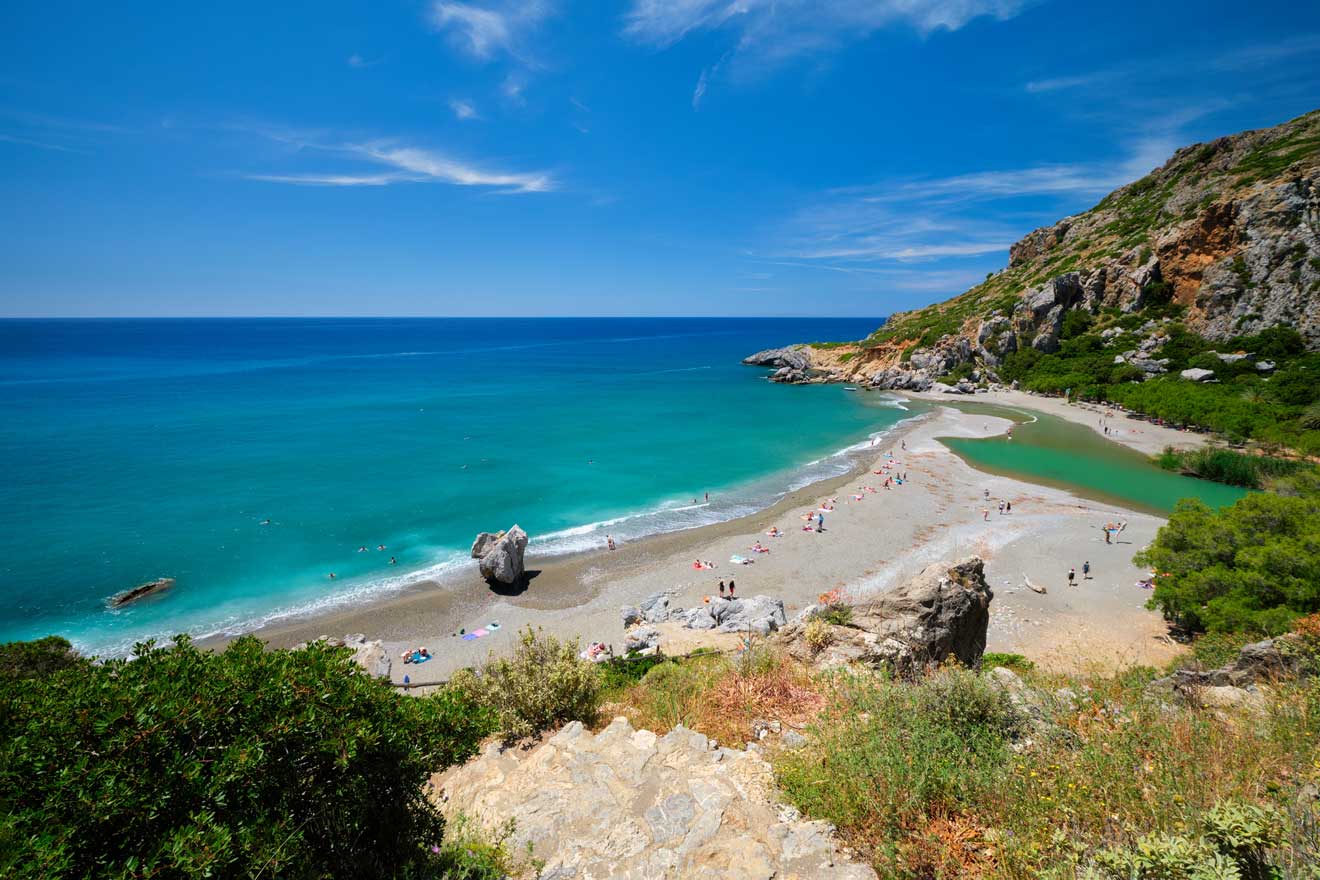 Preveli Crete Greece BEST BEACHES