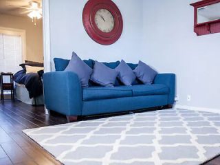 a sofa in an apartment living room