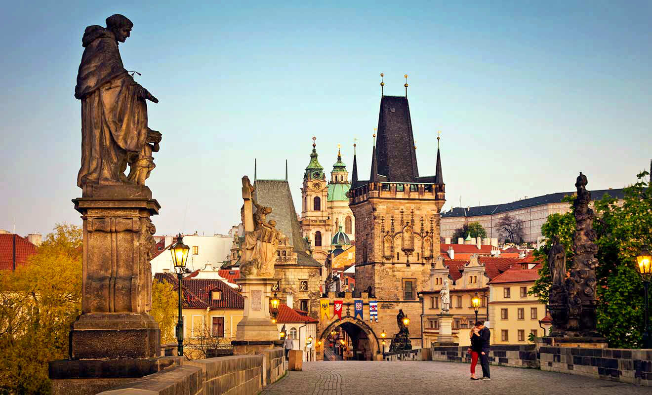 Charles bridge in prague, czech republic.