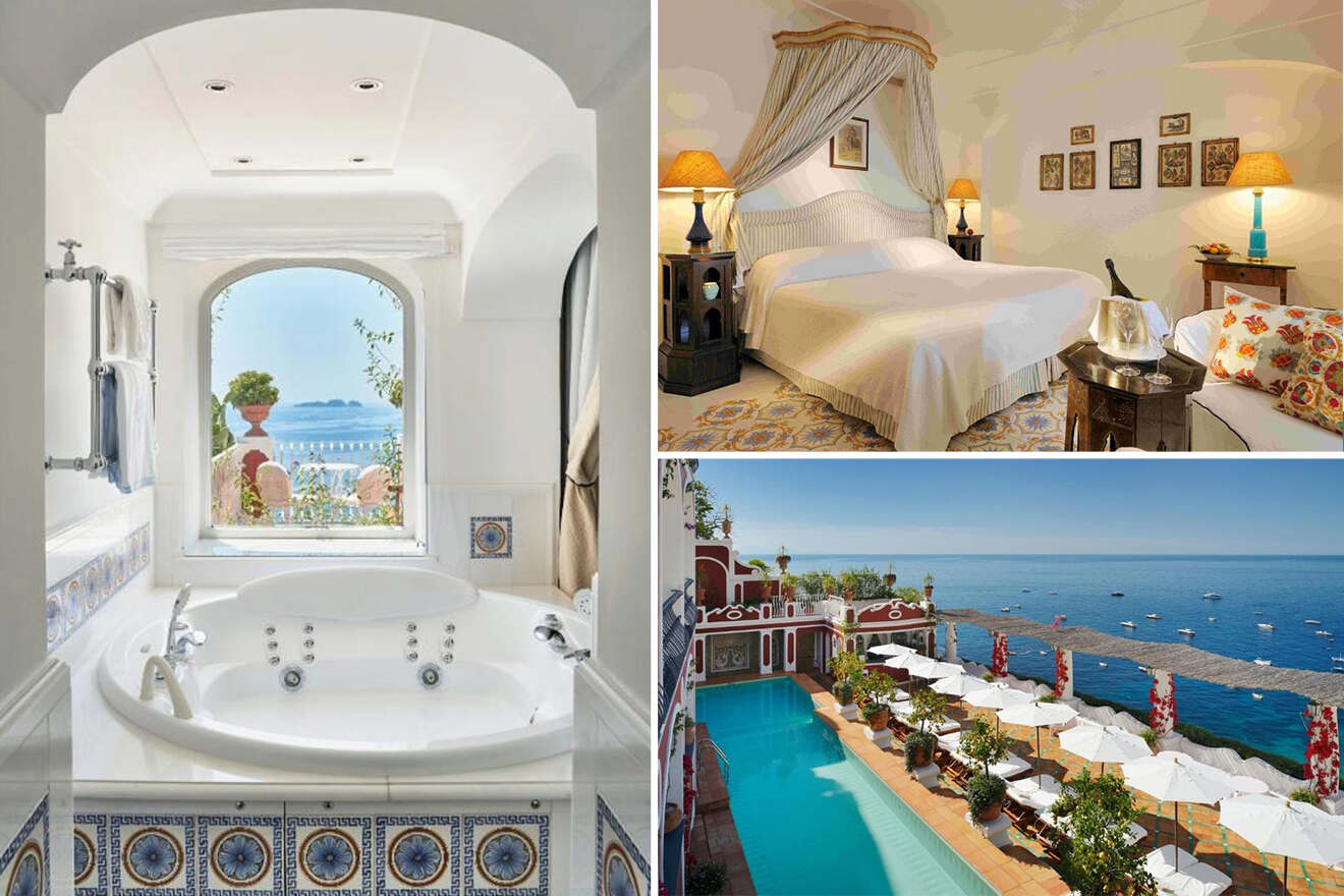 Pictures of Le Sirenuse Hotel, one of the best Positano Luxury Hotels 