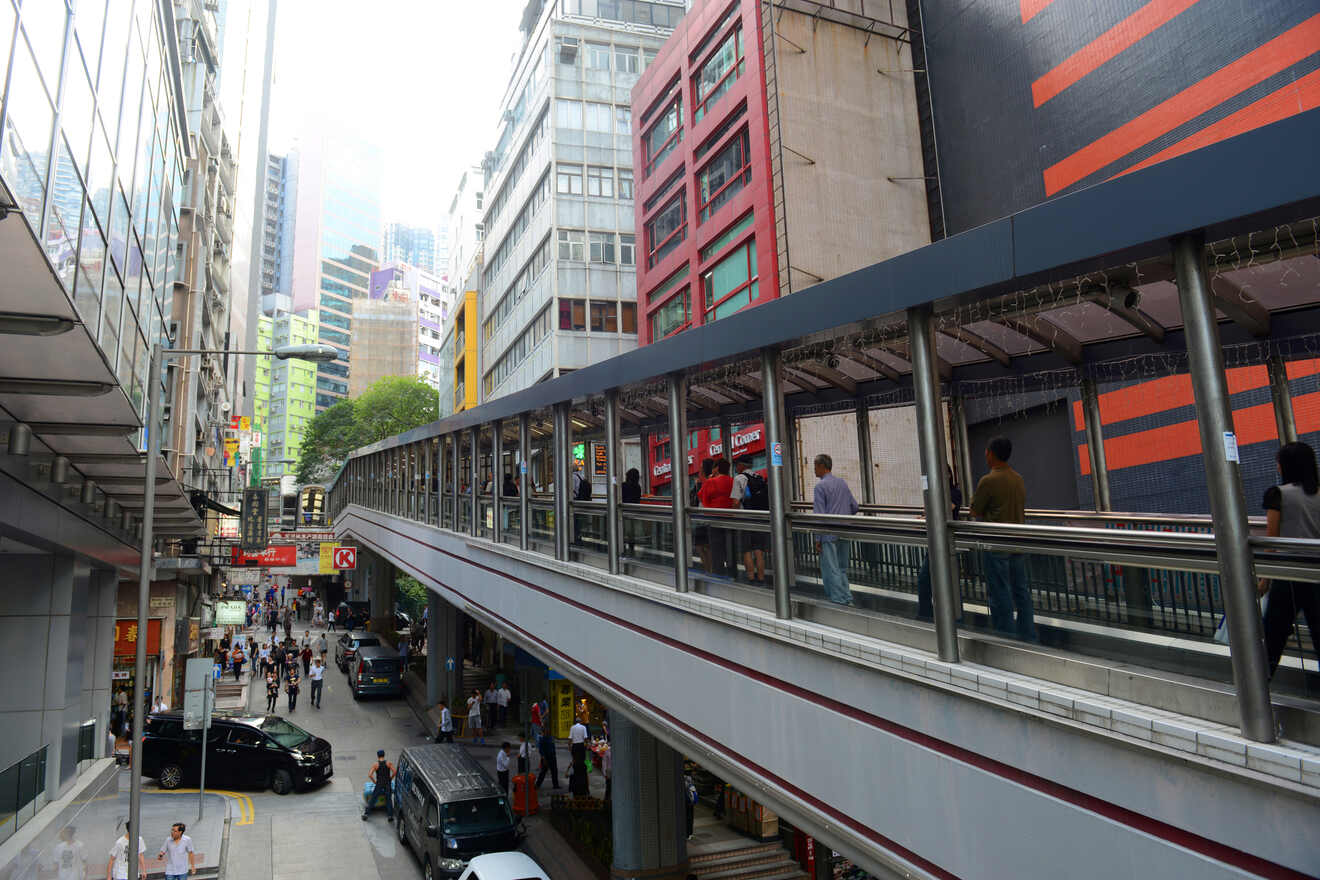 8 Central Mid Levels Escalators Hong Kong