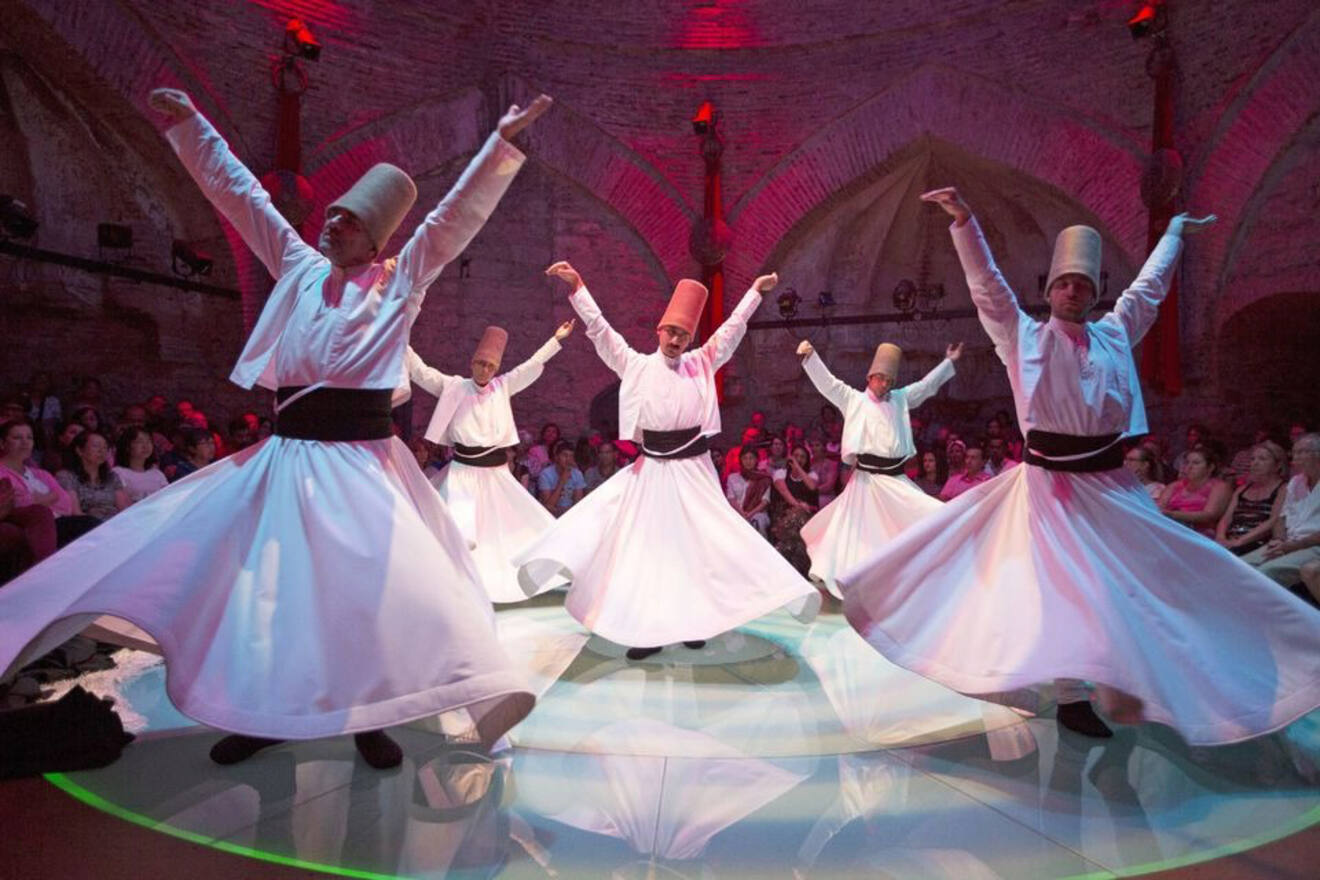 17 Watching whirling dervishes