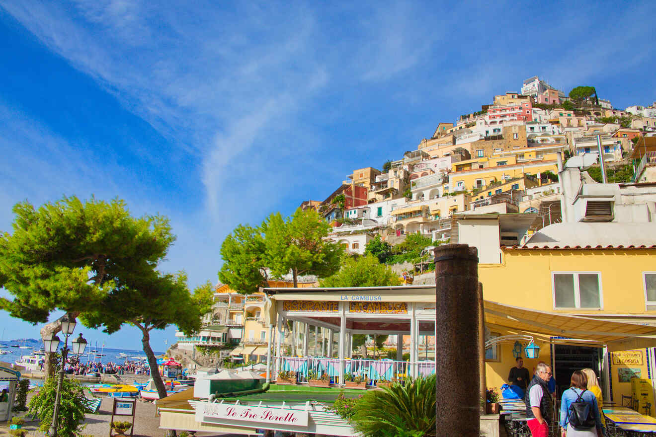 Restaurants in Positano