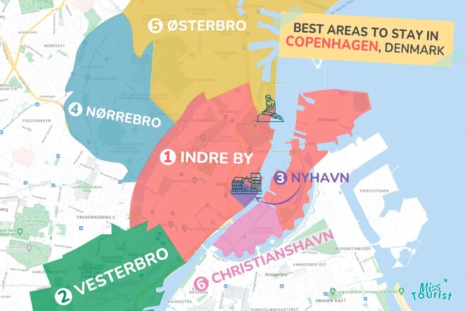 Where To Stay In Copenhagen MAP 660x440 