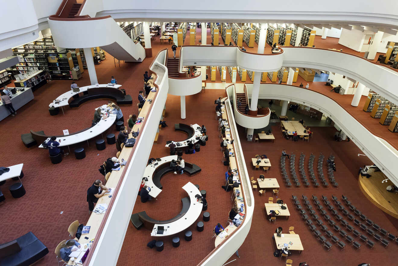 13 Enjoy Peace in Toronto Public Library