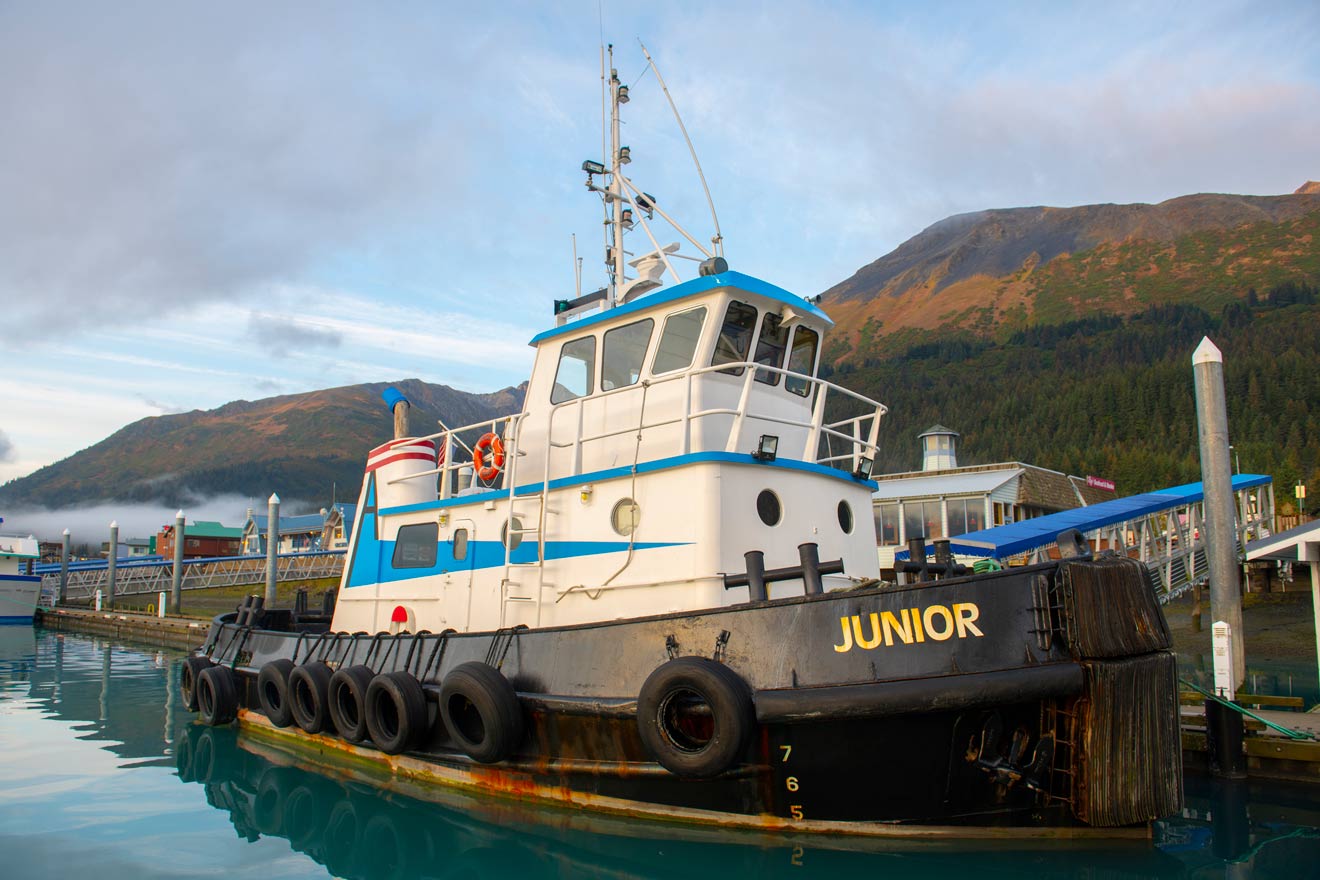 Boat tour Seward Harbor