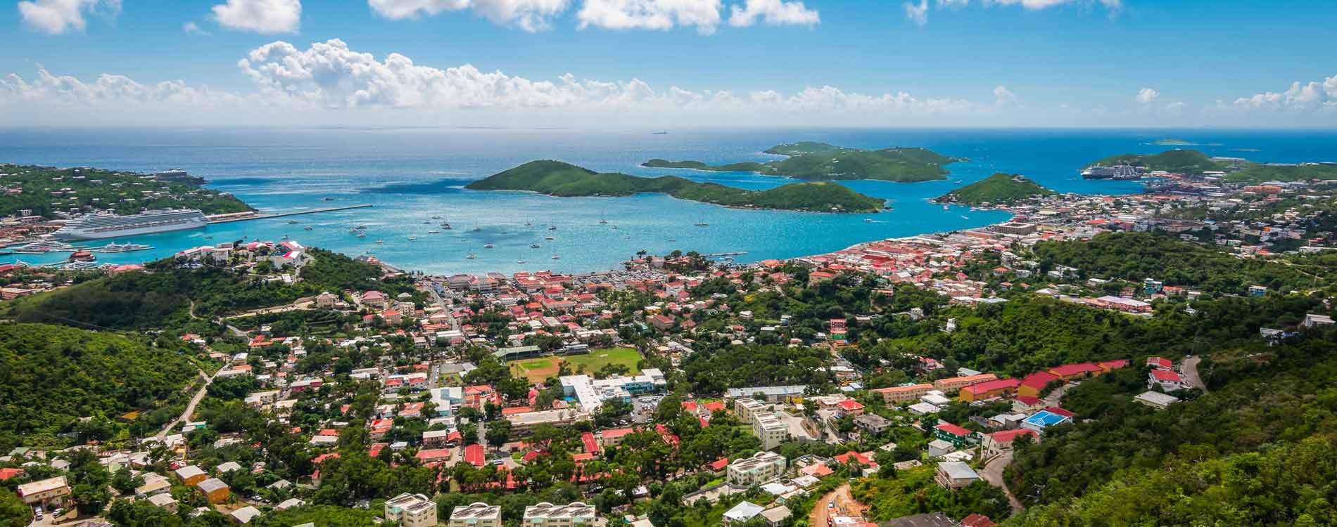 Aerial view of St Thomas