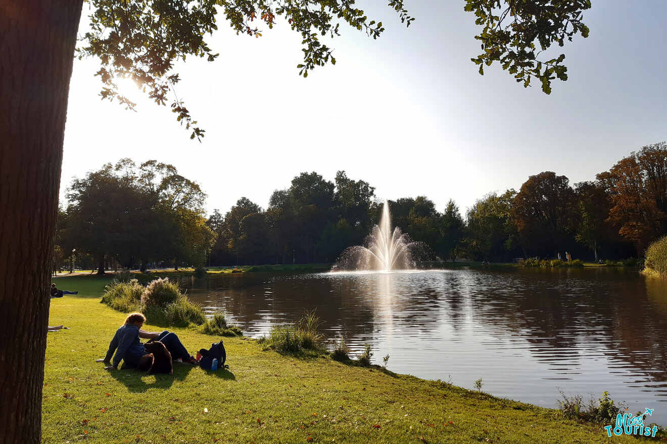 Vondelpark the largest park in the city