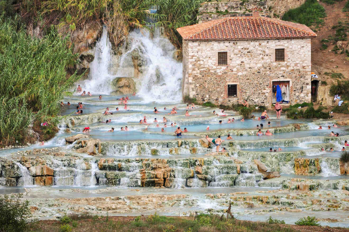 6 Relax in the Saturnia hot springs