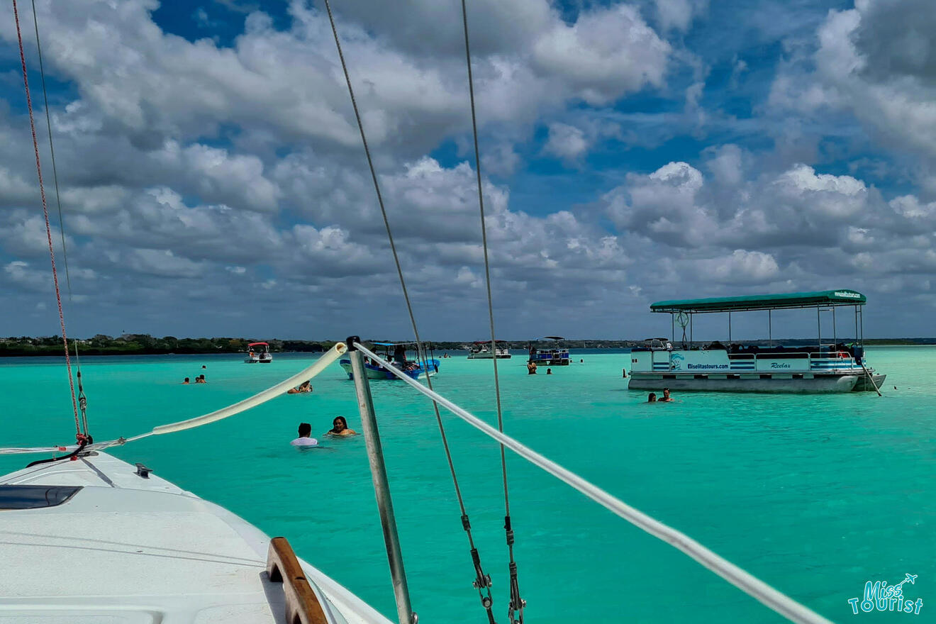1 Take a boat tour of the Bacalar Lagoon