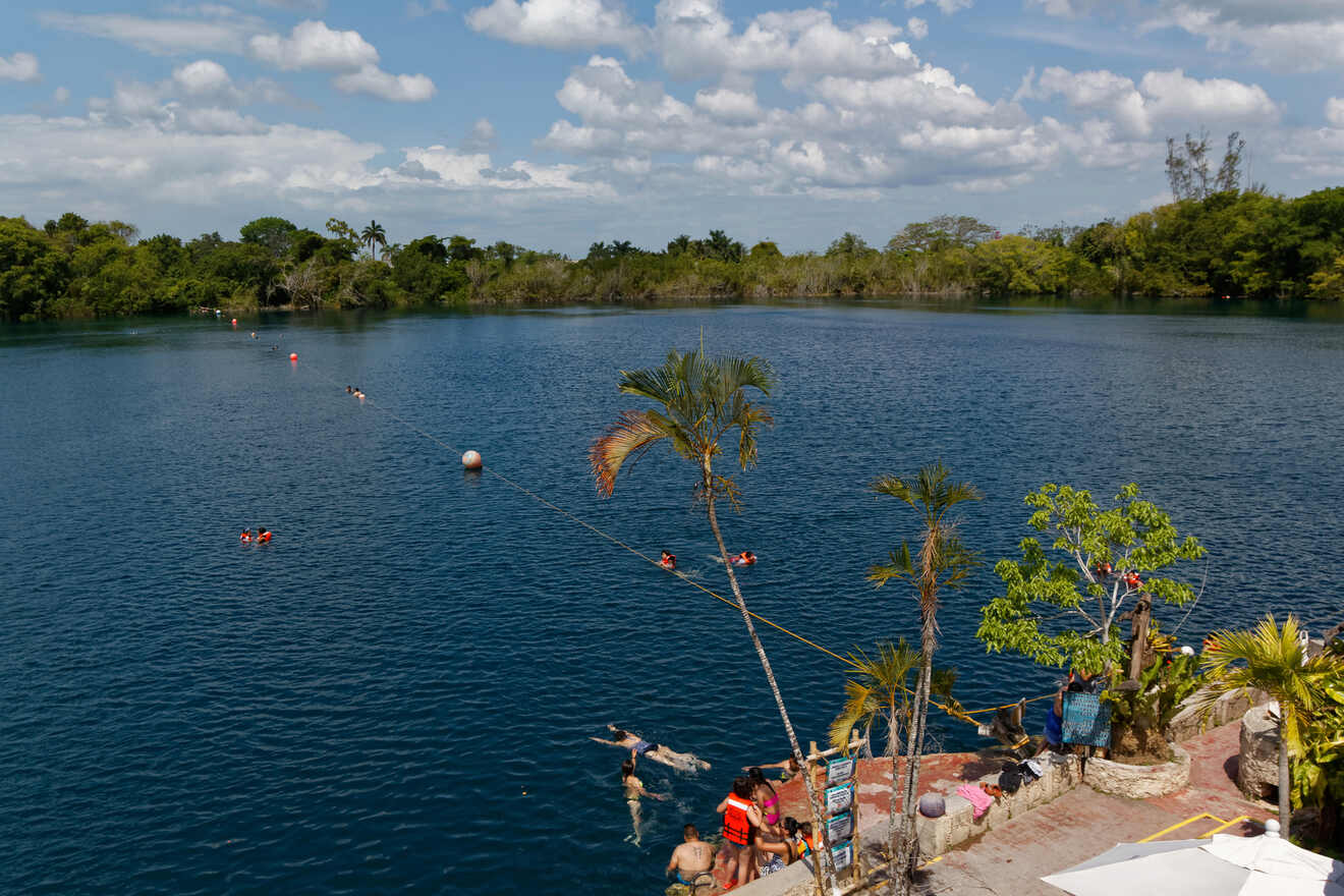 2. Have a refreshing dip in Cenote Azul