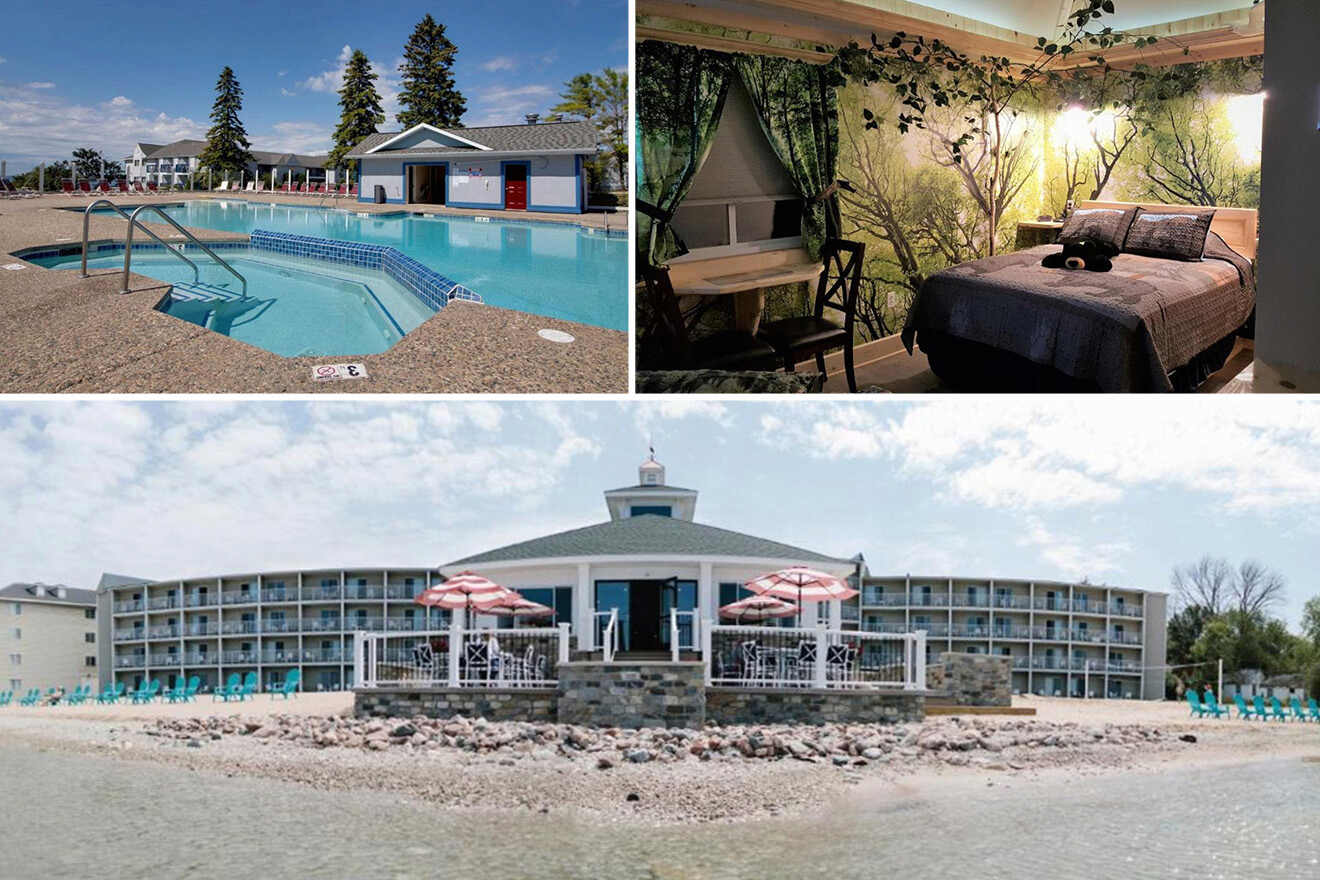 4 1 Hotels with pool Mackinac Island
