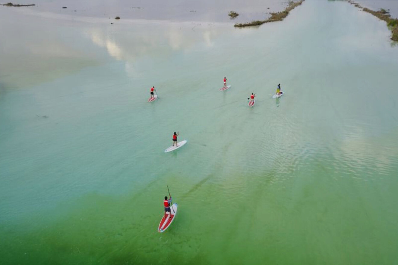 8 Kayak or stand up paddleboard on the lagoon