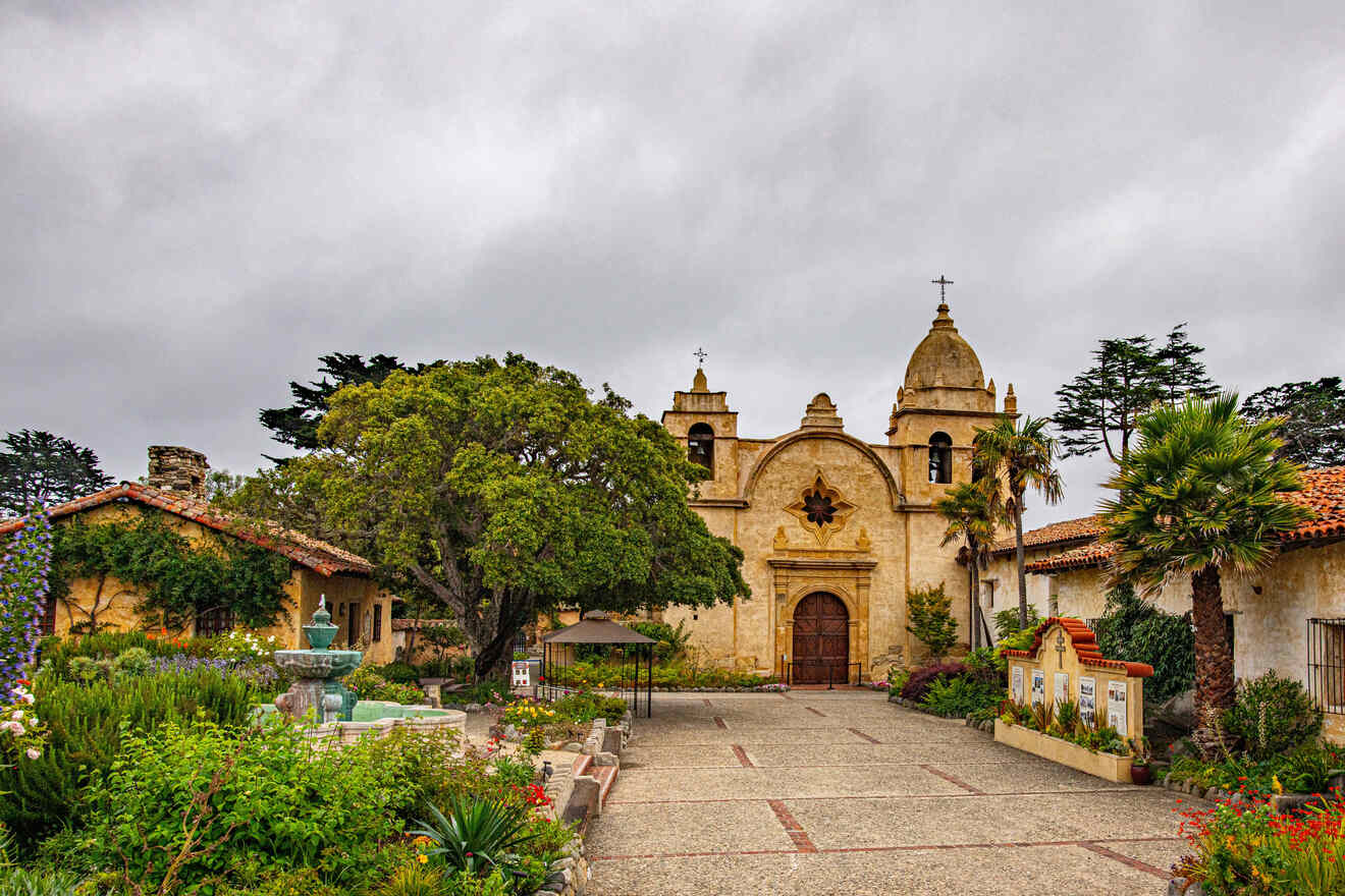 a church in a village