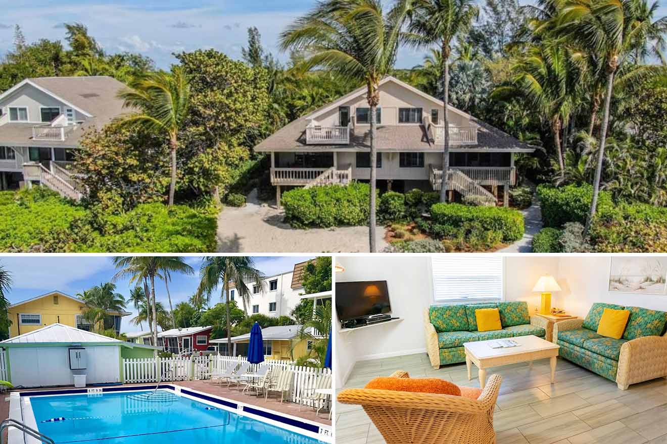 1 large beachfront cottages in Sanibel for big group
