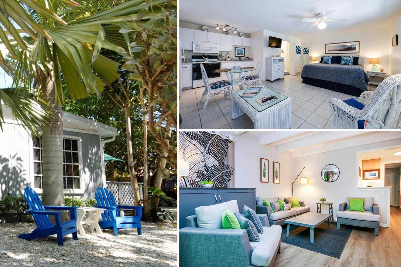 3 luxury and Budget cottages in Sanibel for families